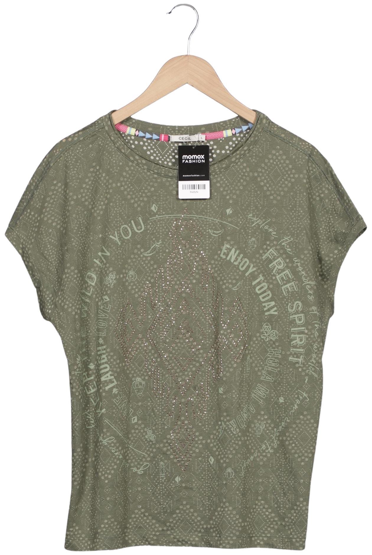 

Cecil Damen T-Shirt, grün, Gr. 42