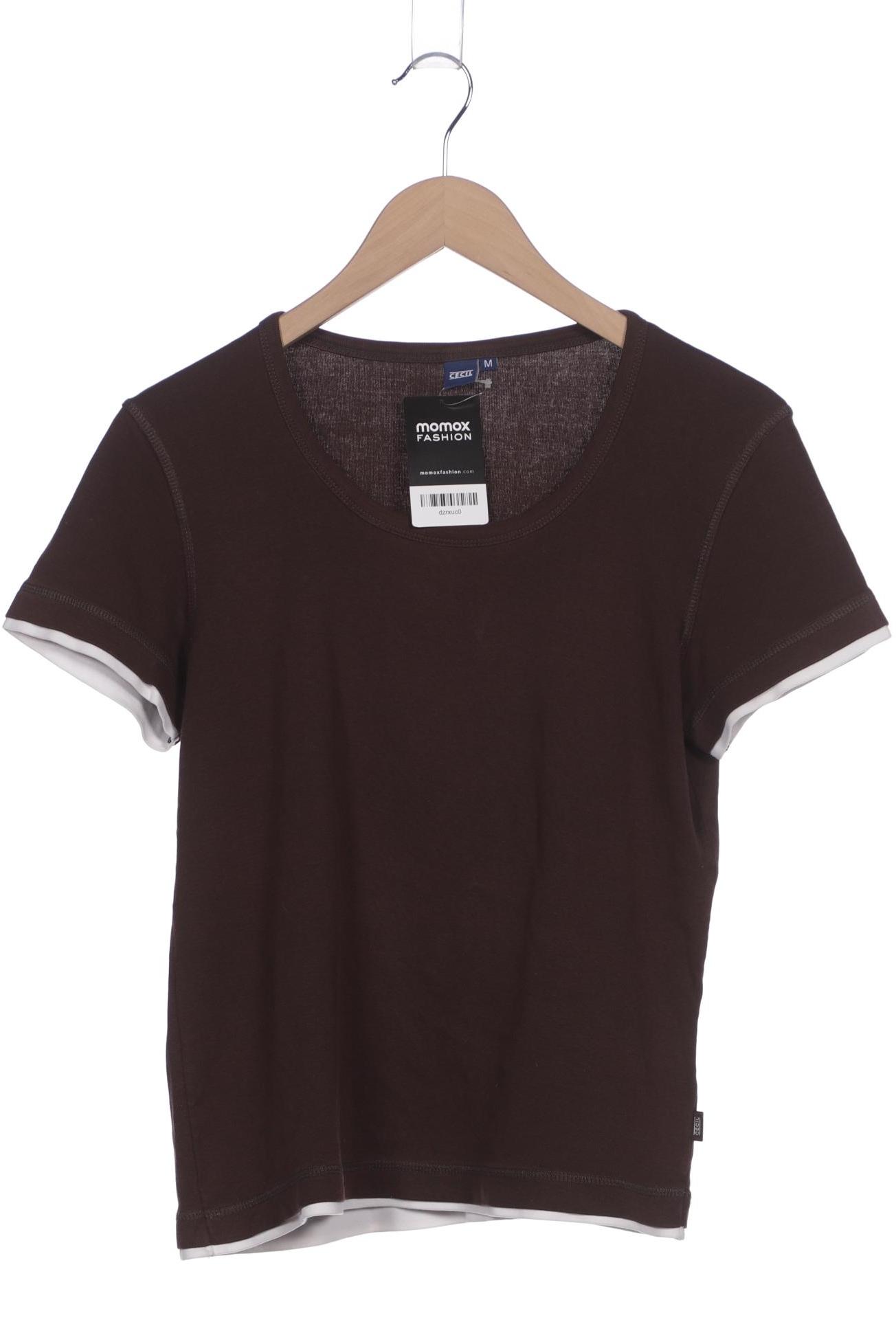

Cecil Damen T-Shirt, braun, Gr. 38