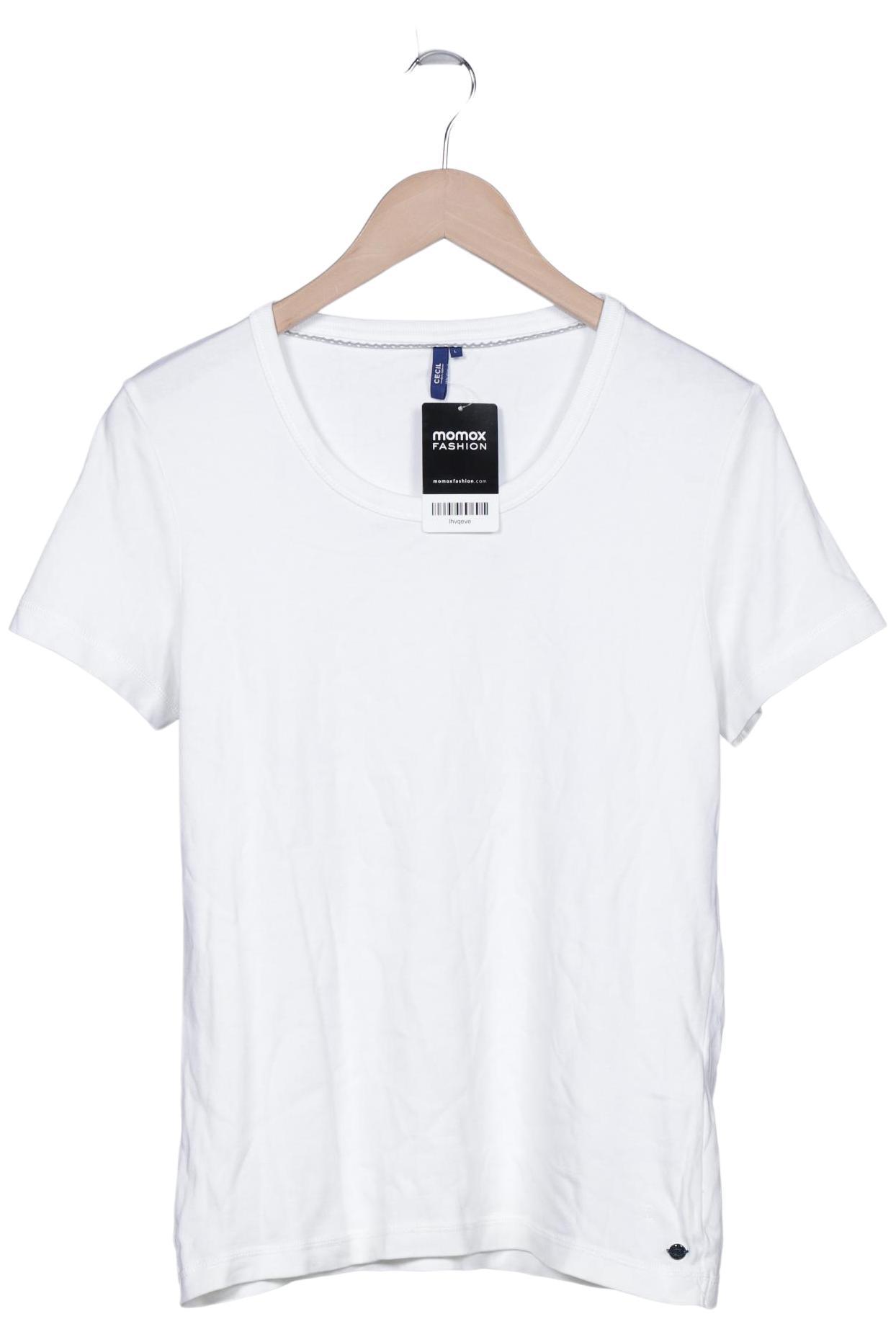 

Cecil Damen T-Shirt, weiß, Gr. 42