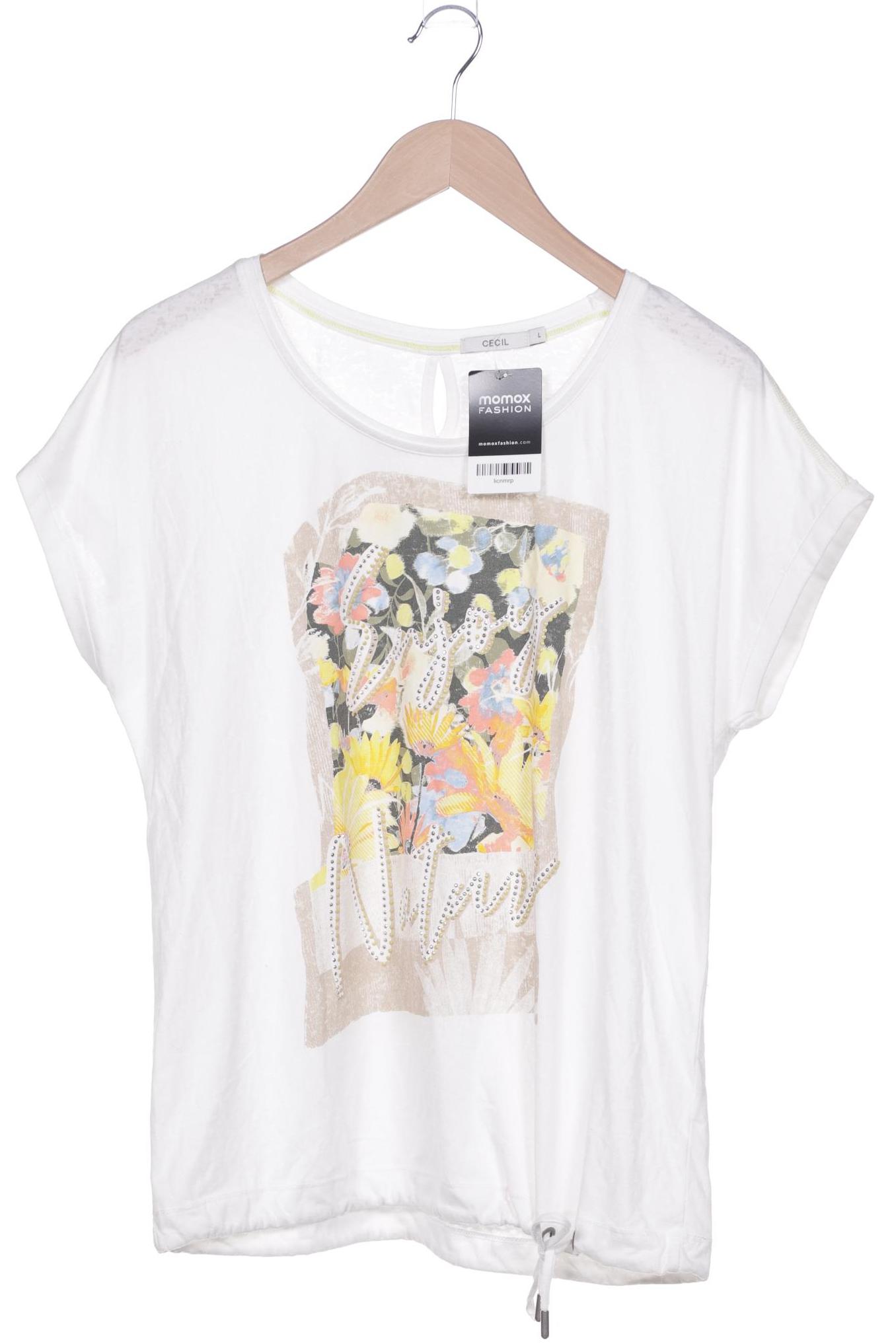 

CECIL Damen T-Shirt, weiß