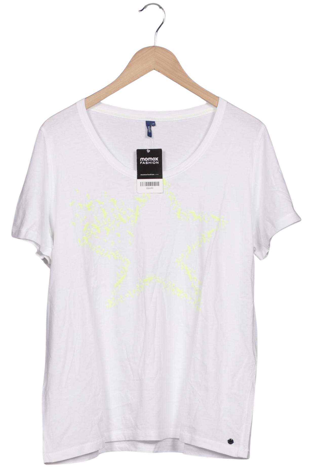 

Cecil Damen T-Shirt, weiß, Gr. 46