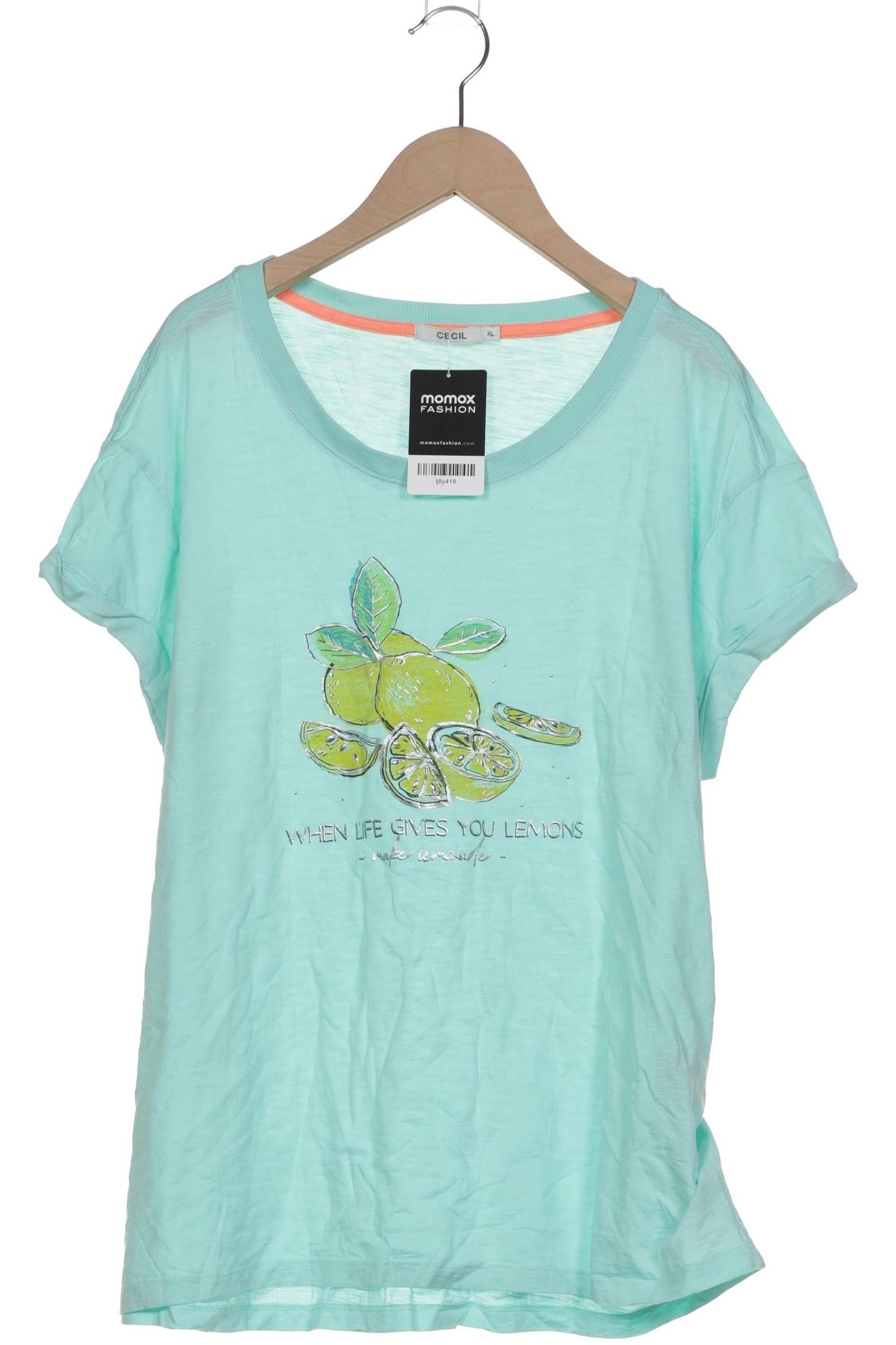

Cecil Damen T-Shirt, türkis, Gr. 44