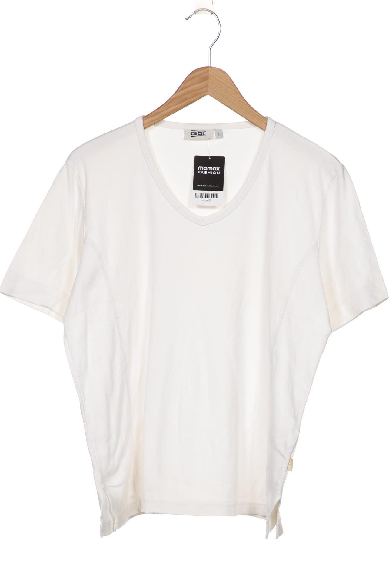 

Cecil Damen T-Shirt, weiß, Gr. 42