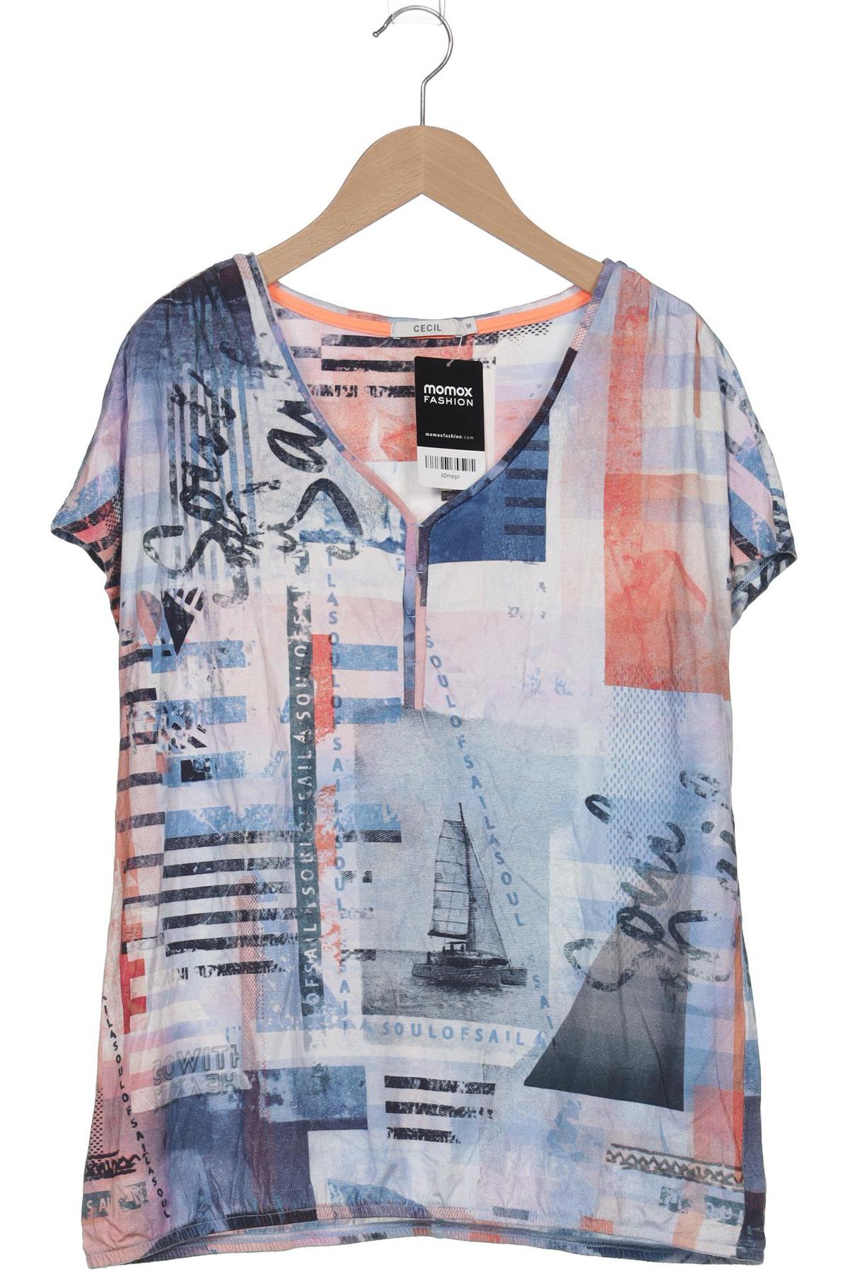 

Cecil Damen T-Shirt, blau, Gr. 38
