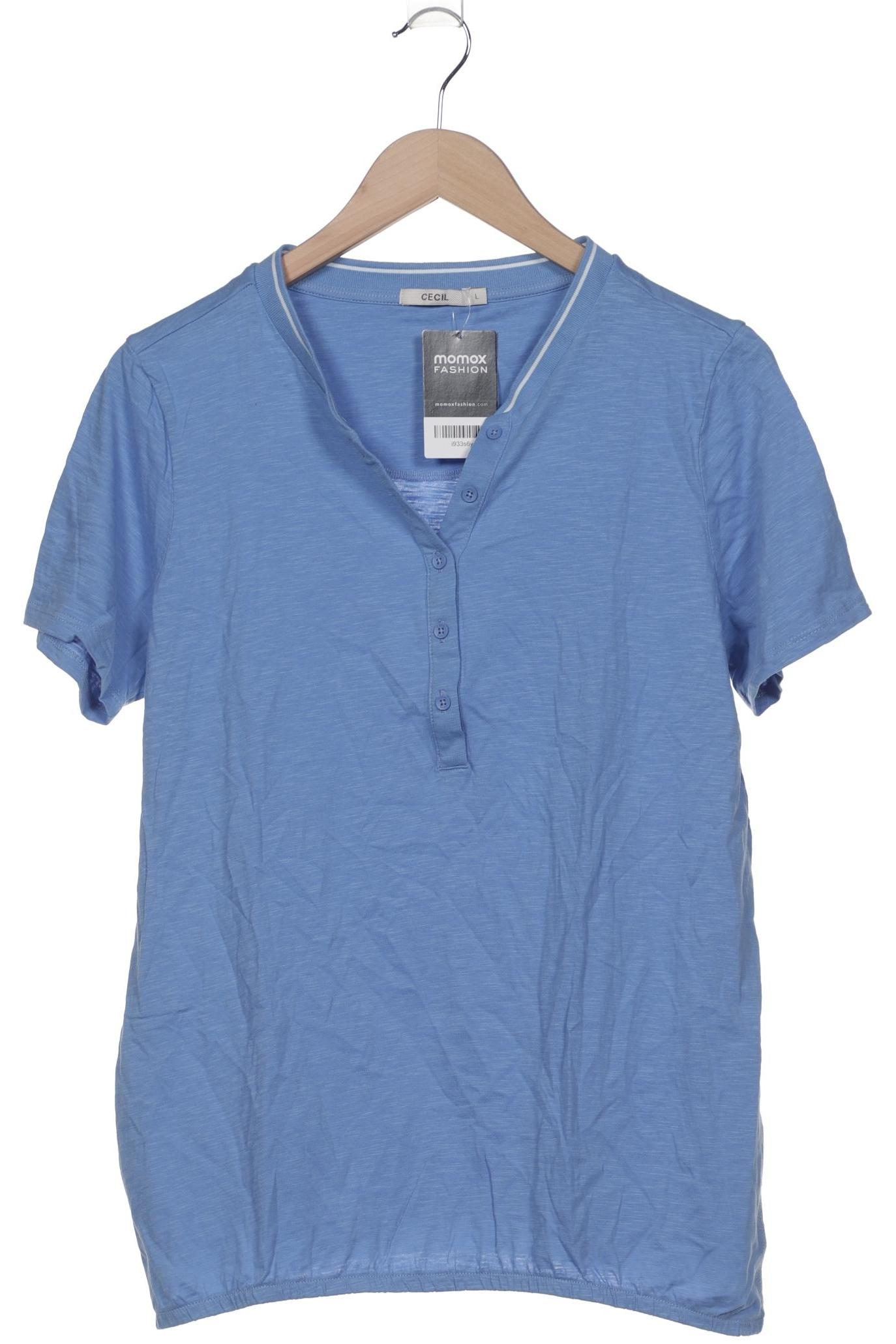 

Cecil Damen T-Shirt, blau, Gr. 42