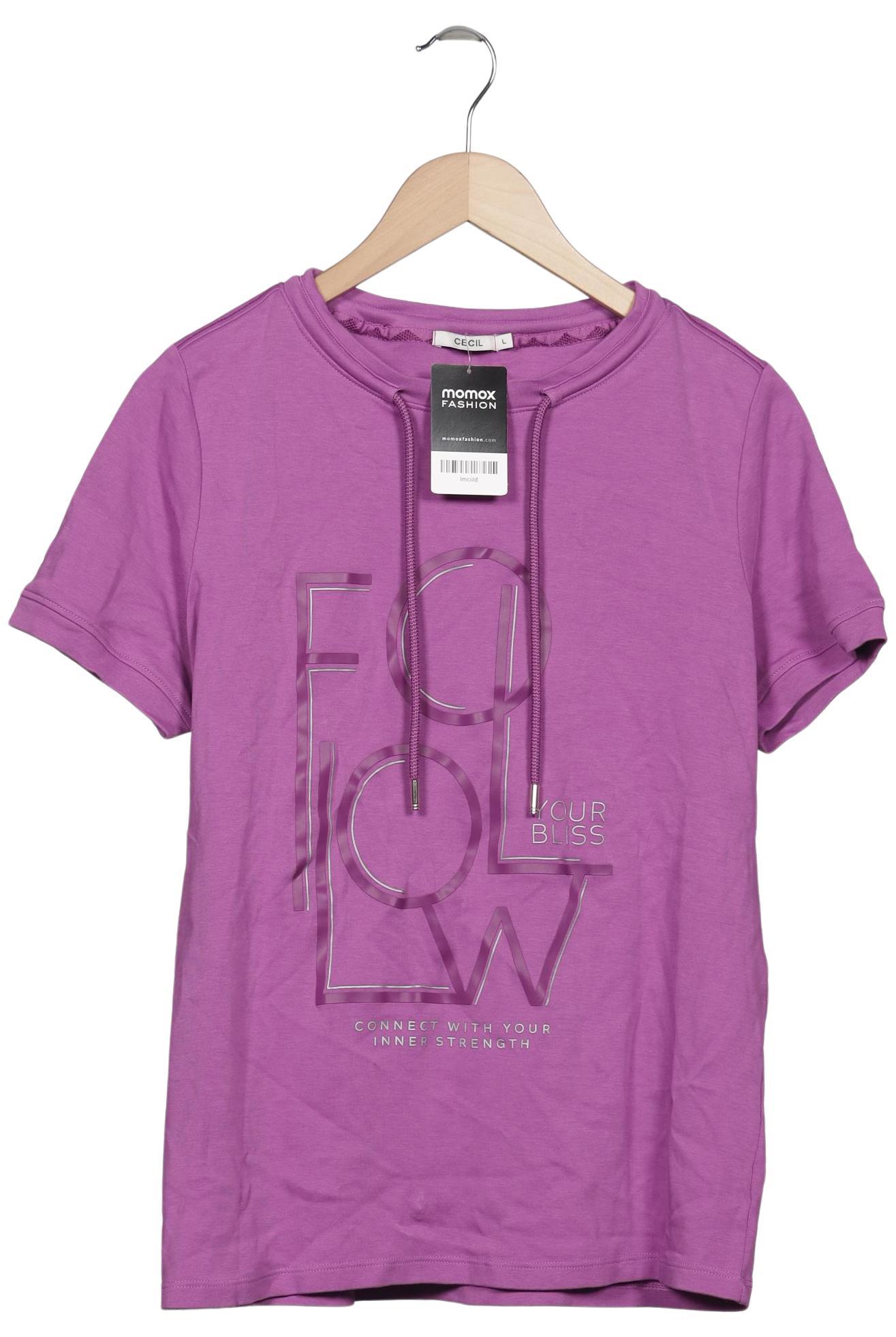 

Cecil Damen T-Shirt, flieder, Gr. 42