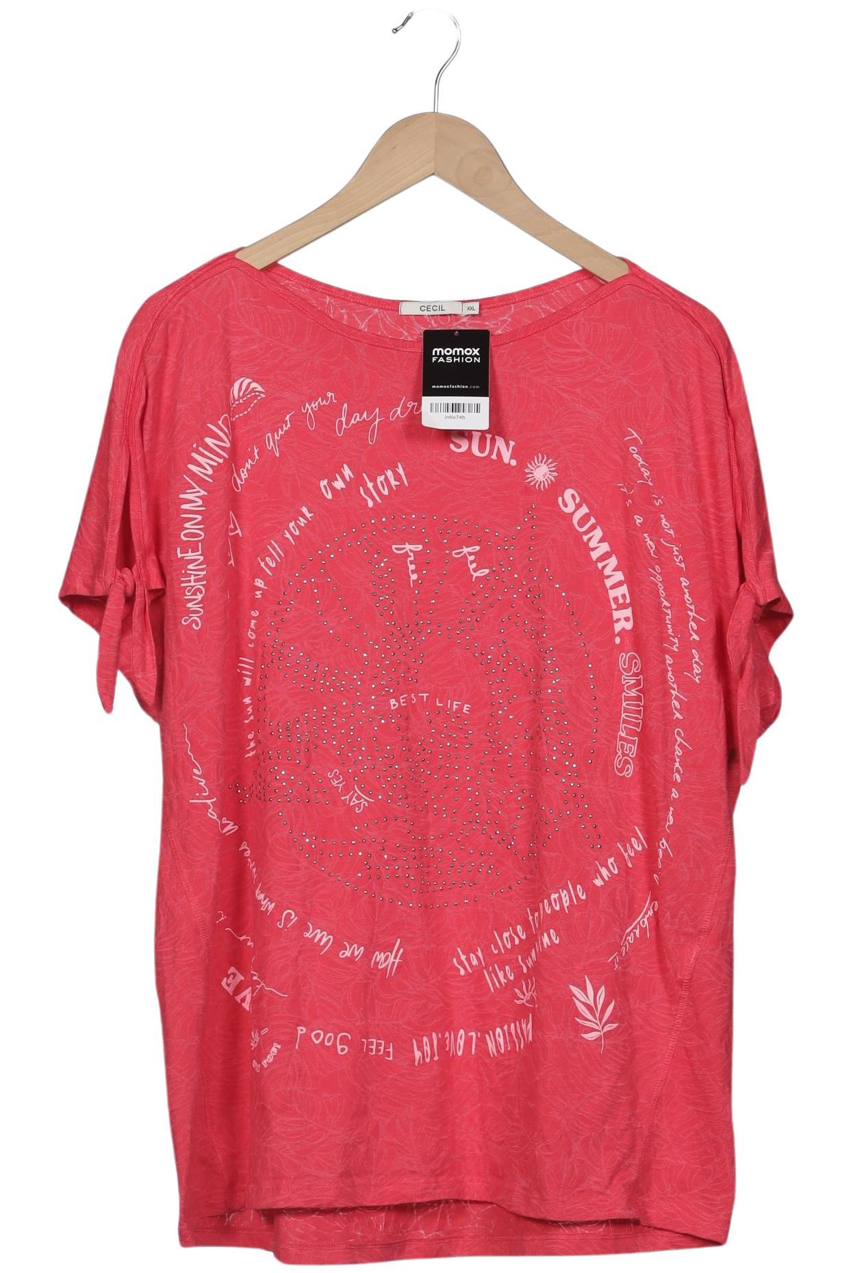 Thumbnail - Cecil Damen T-Shirt, pink, Gr. 46