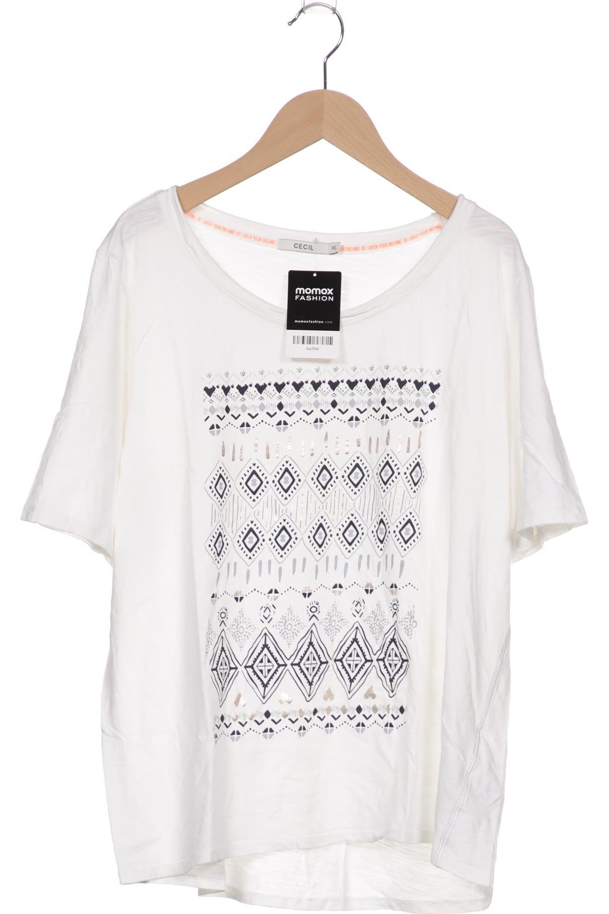 

CECIL Damen T-Shirt, weiß