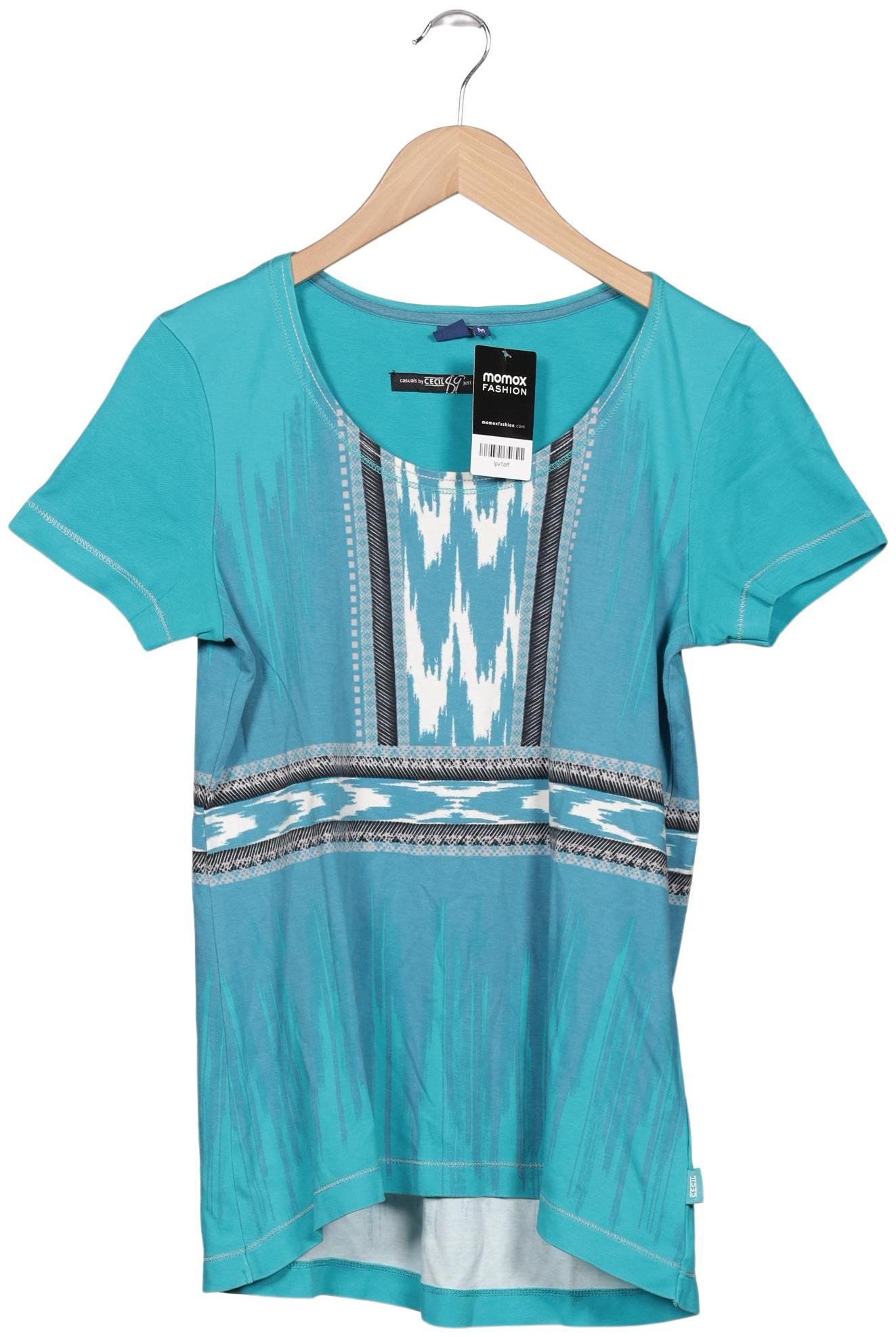 

Cecil Damen T-Shirt, blau, Gr. 38