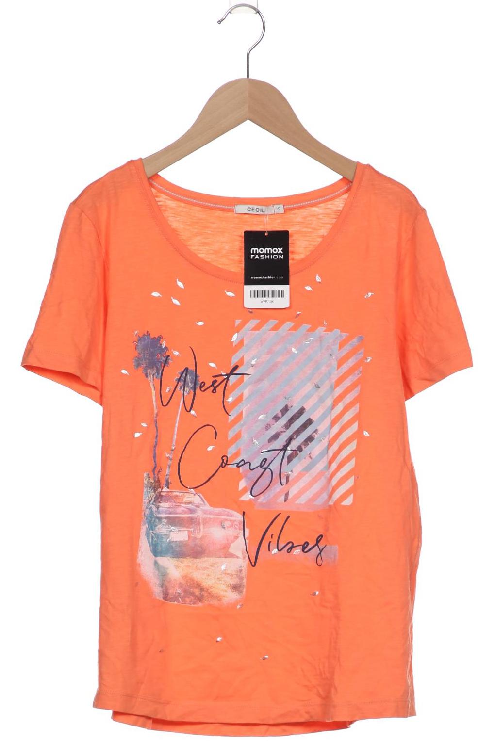 

Cecil Damen T-Shirt, orange, Gr. 36