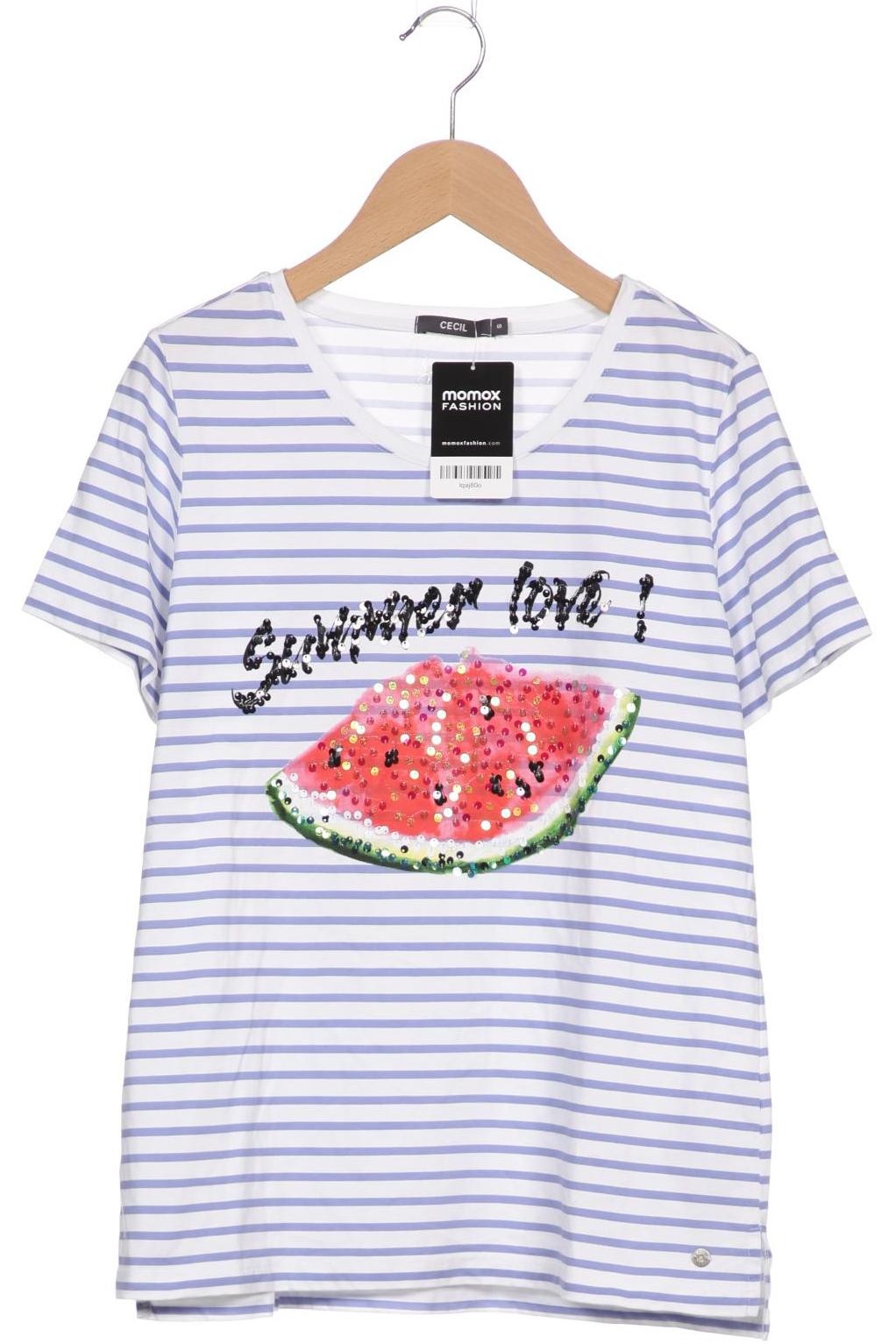 

Cecil Damen T-Shirt, weiß, Gr. 36