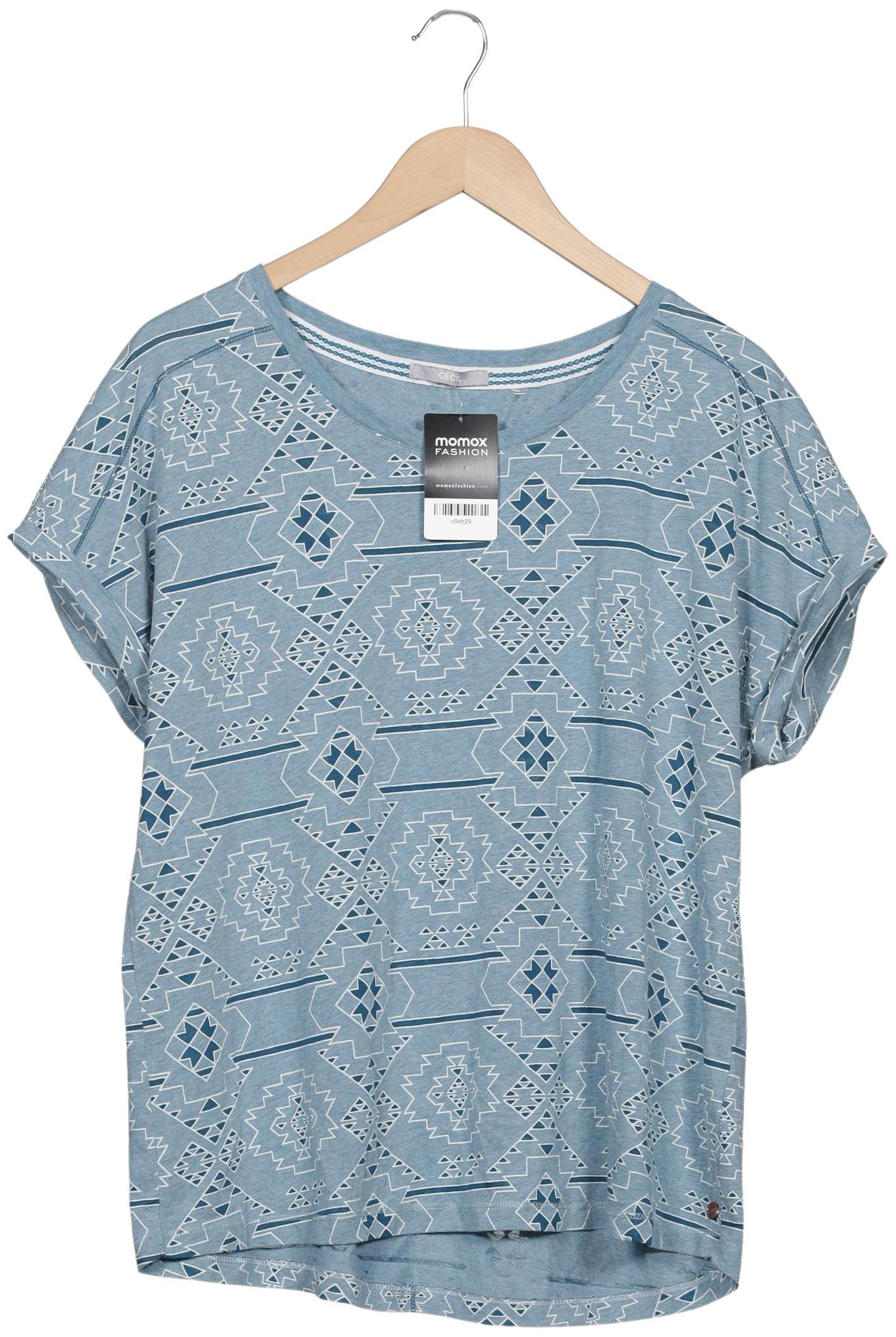 

Cecil Damen T-Shirt, blau, Gr. 46