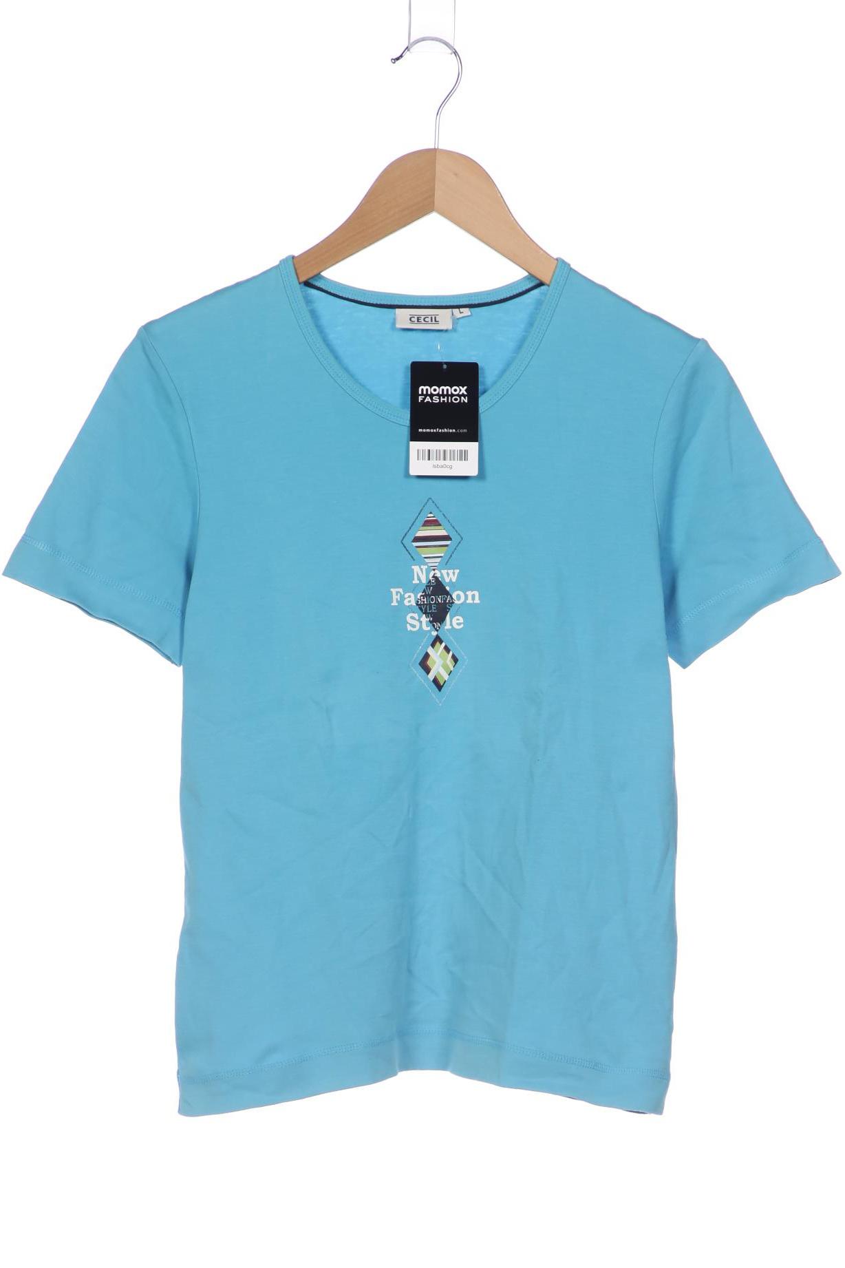 

Cecil Damen T-Shirt, hellblau, Gr. 42