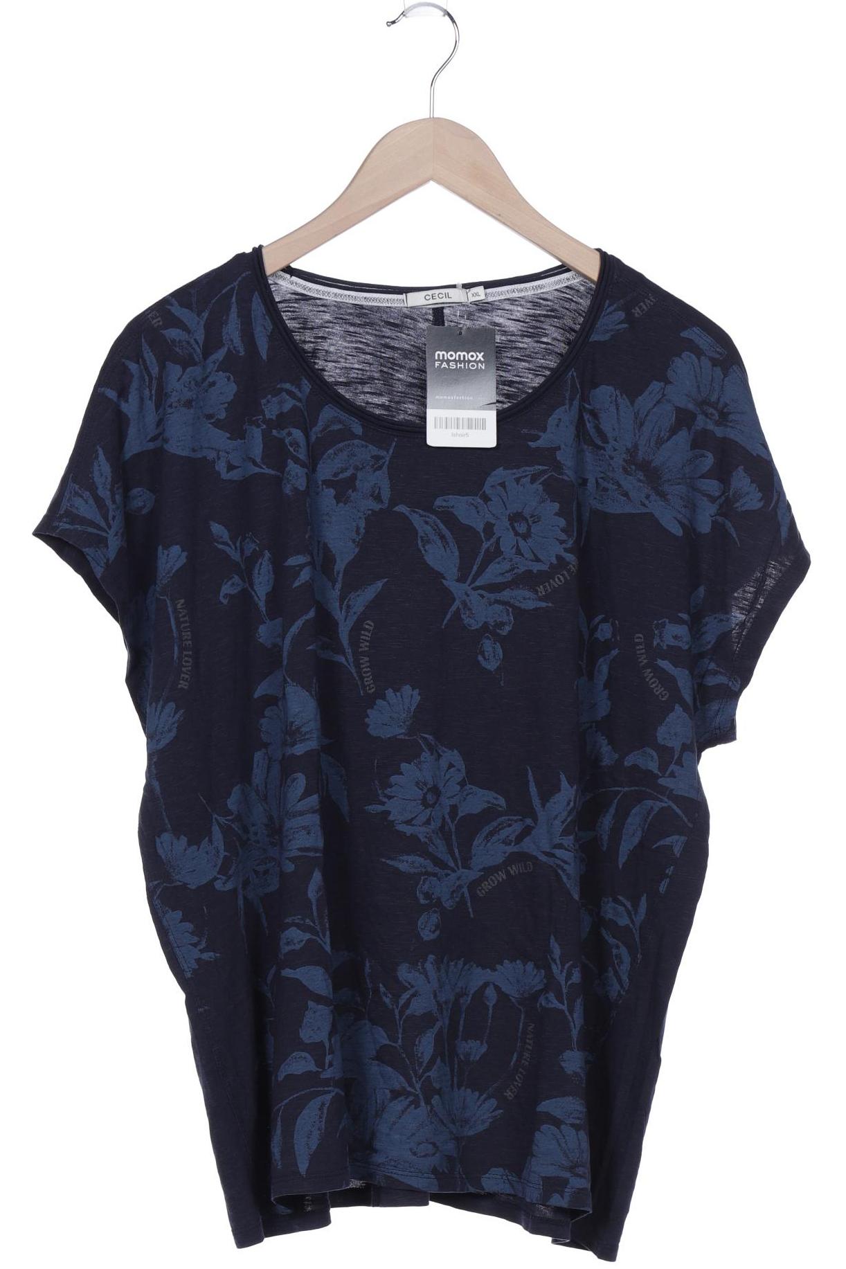 

CECIL Damen T-Shirt, marineblau