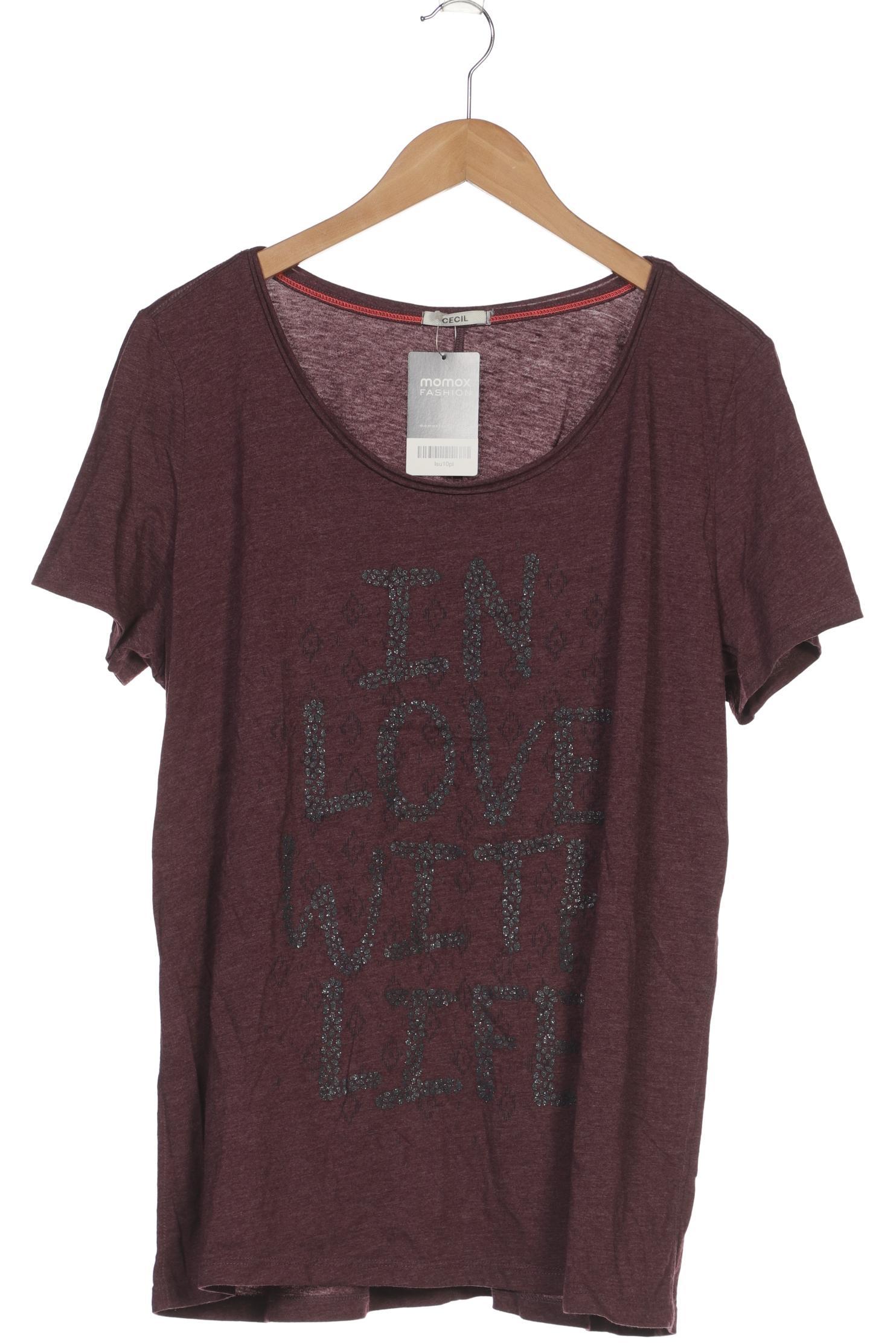 

Cecil Damen T-Shirt, bordeaux, Gr. 44