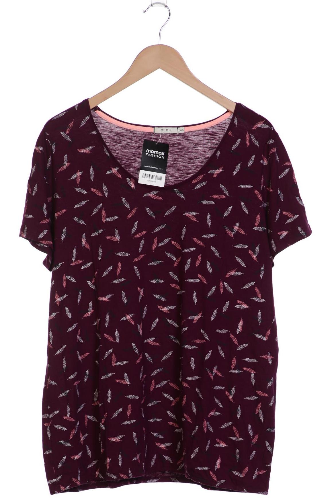 

Cecil Damen T-Shirt, bordeaux, Gr. 46