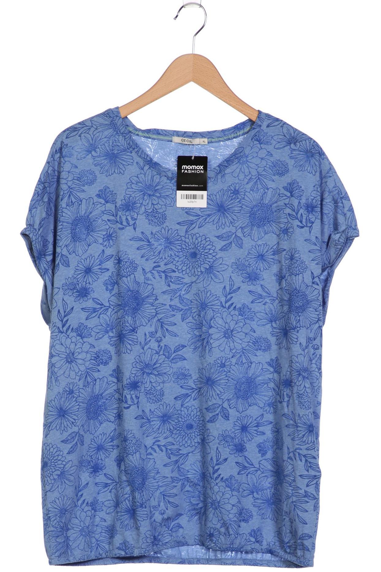 

Cecil Damen T-Shirt, blau, Gr. 44