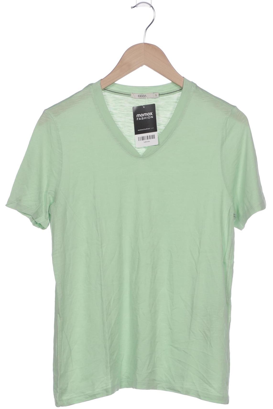 

Cecil Damen T-Shirt, hellgrün, Gr. 36