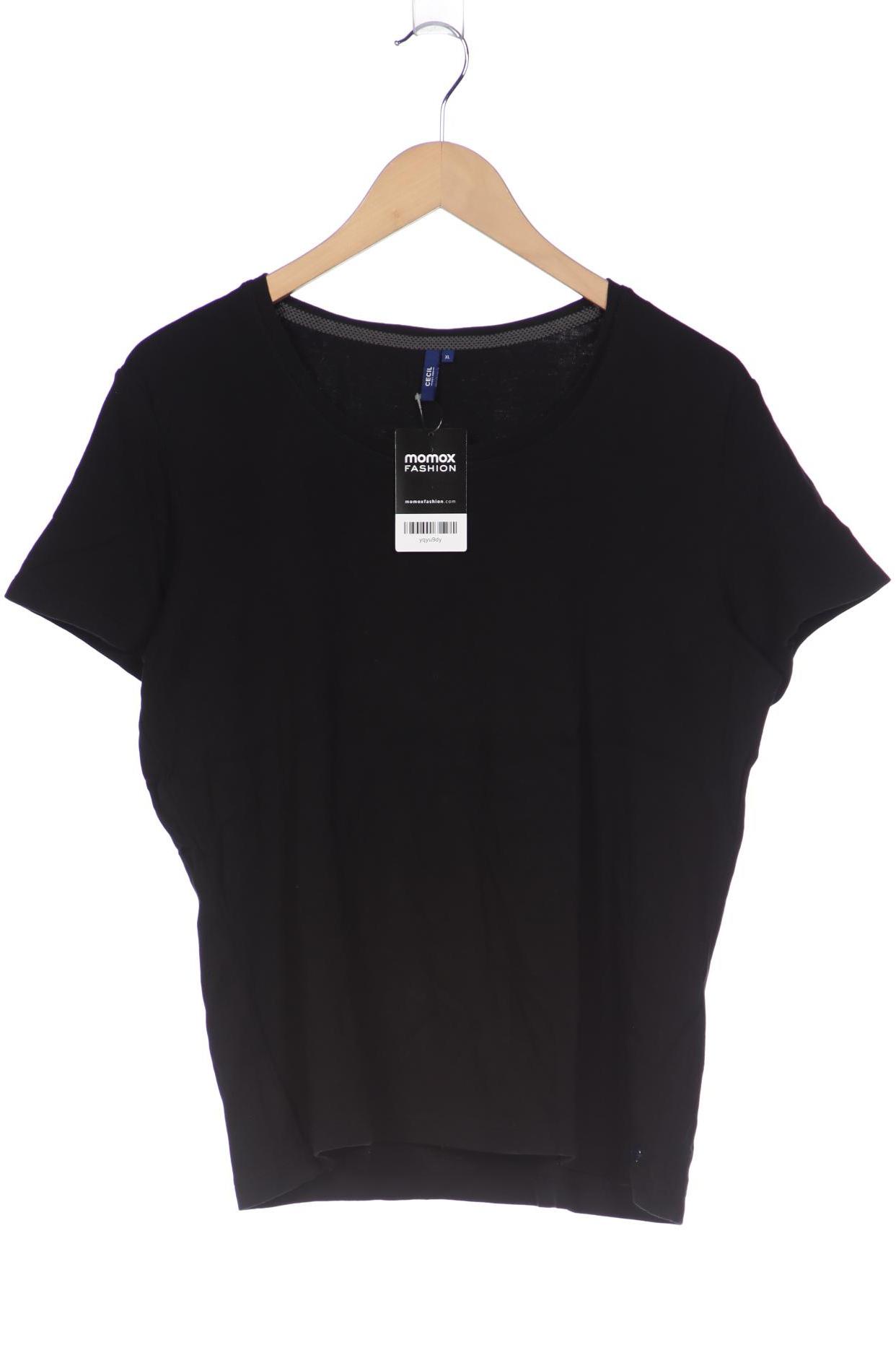 

Cecil Damen T-Shirt, schwarz, Gr. 44