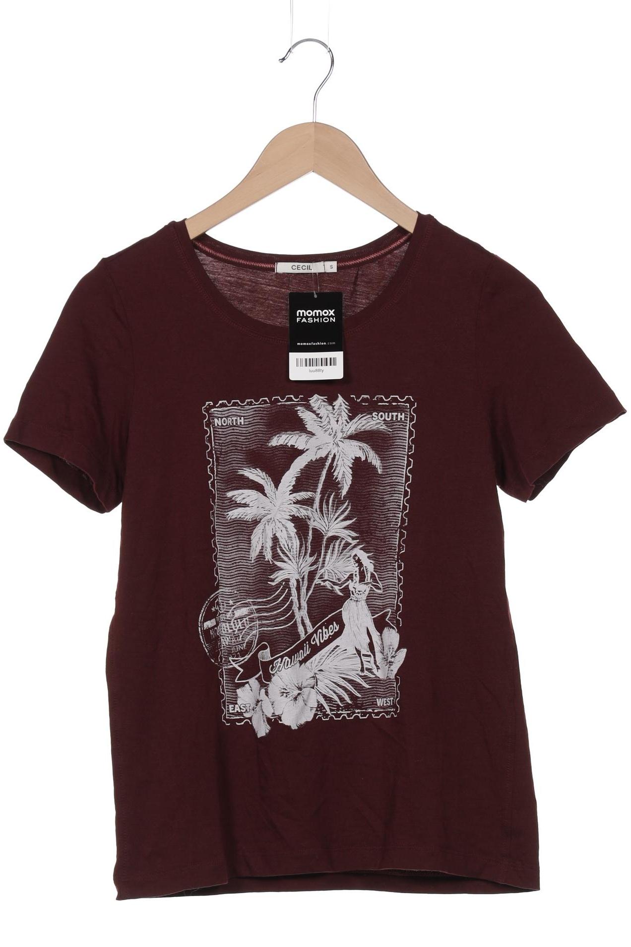 

Cecil Damen T-Shirt, bordeaux, Gr. 36