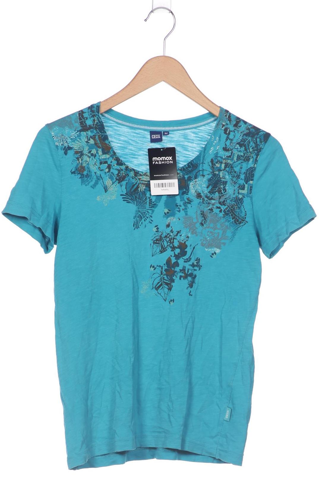 

Cecil Damen T-Shirt, blau, Gr. 38
