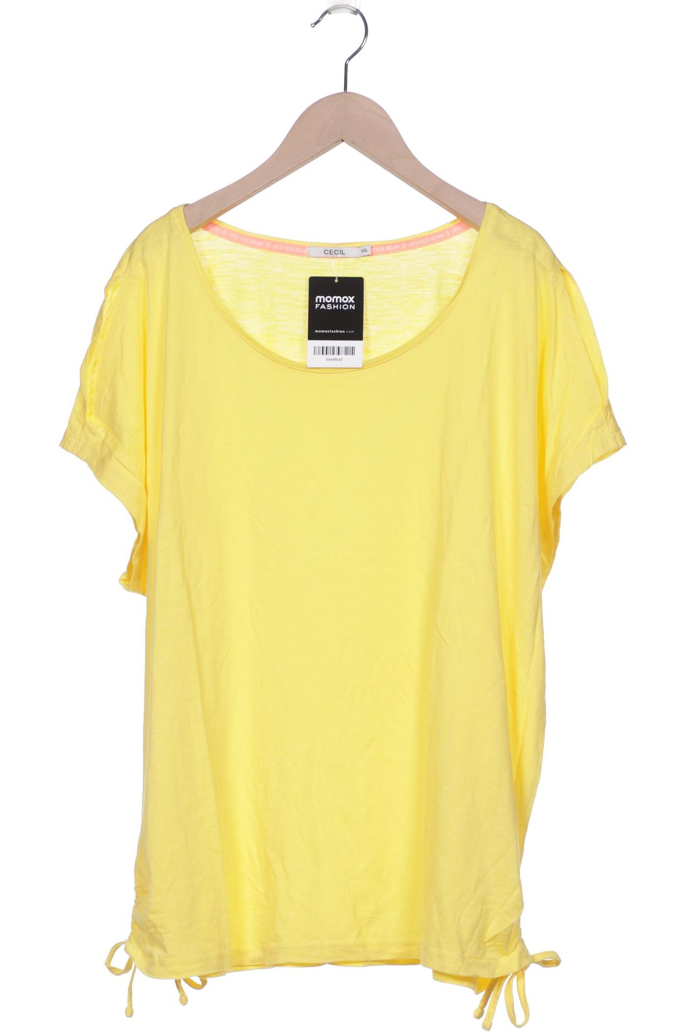 

CECIL Damen T-Shirt, gelb