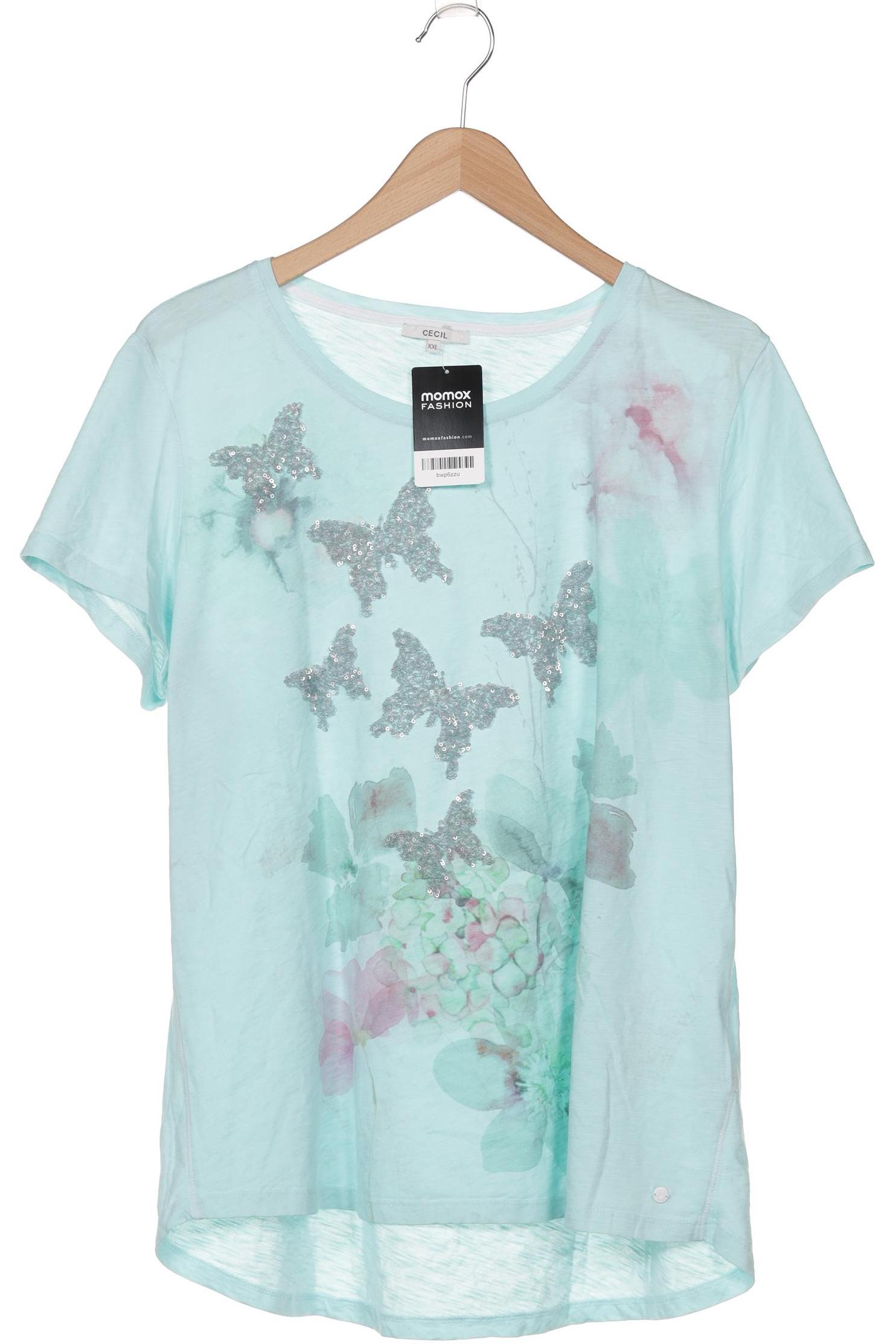 

Cecil Damen T-Shirt, hellblau, Gr. 46