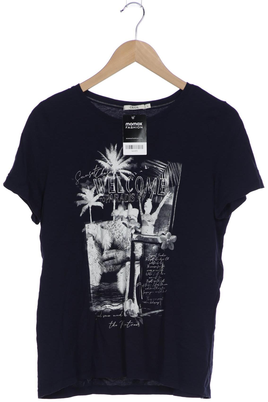 

Cecil Damen T-Shirt, marineblau, Gr. 42