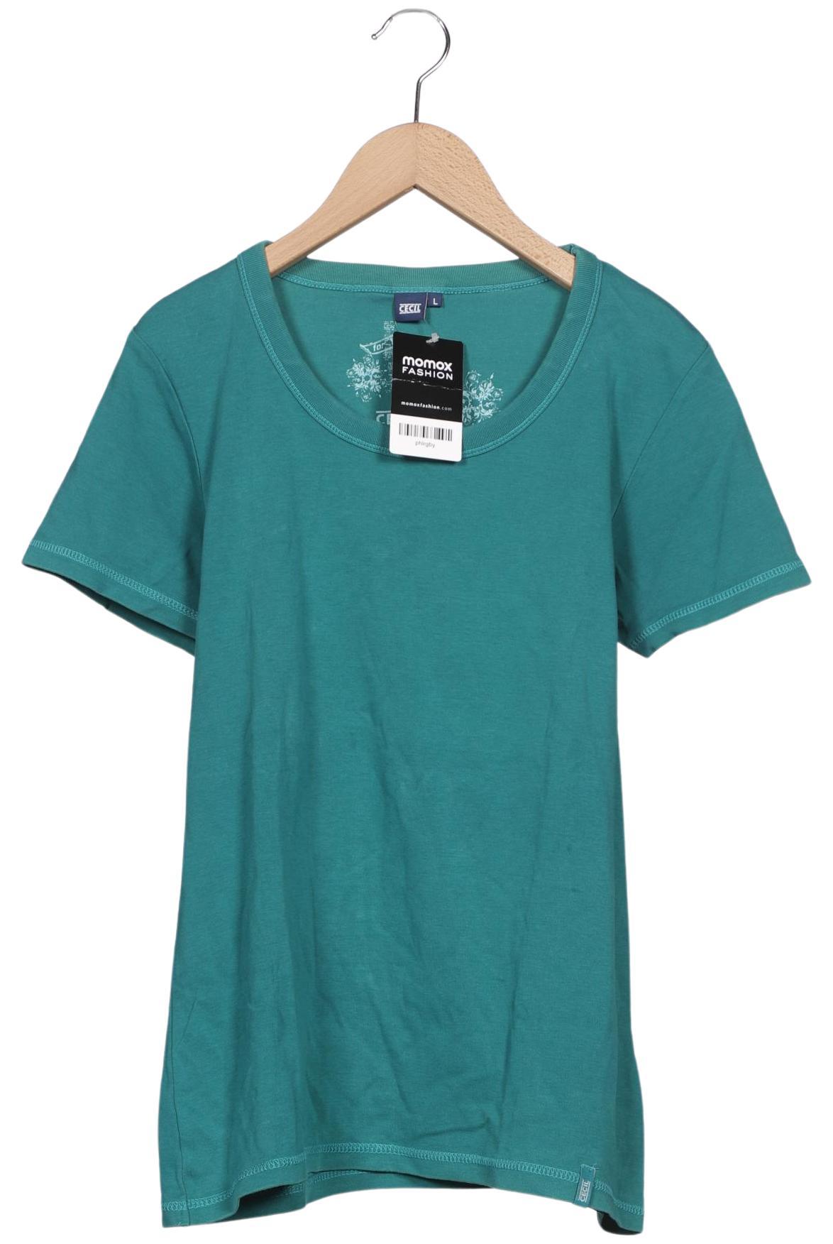 

Cecil Damen T-Shirt, türkis, Gr. 42