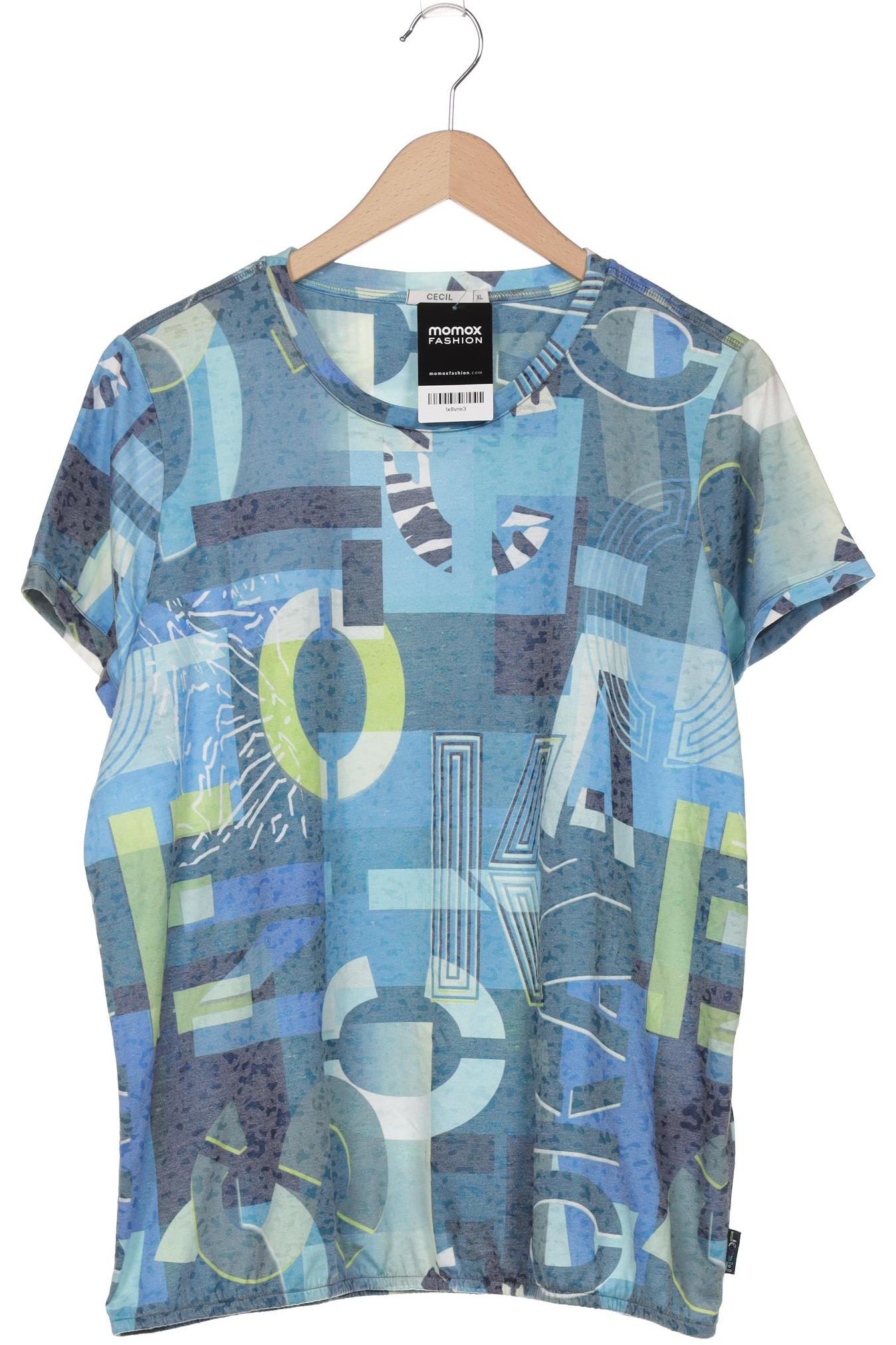 

Cecil Damen T-Shirt, blau, Gr. 44