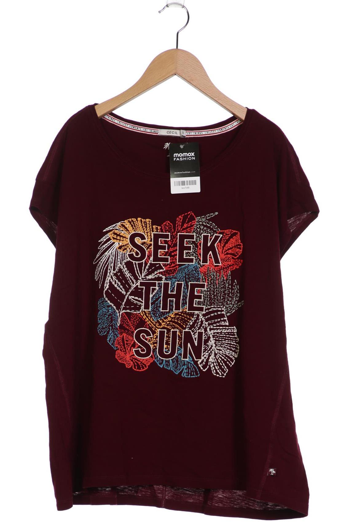 

Cecil Damen T-Shirt, bordeaux, Gr. 44