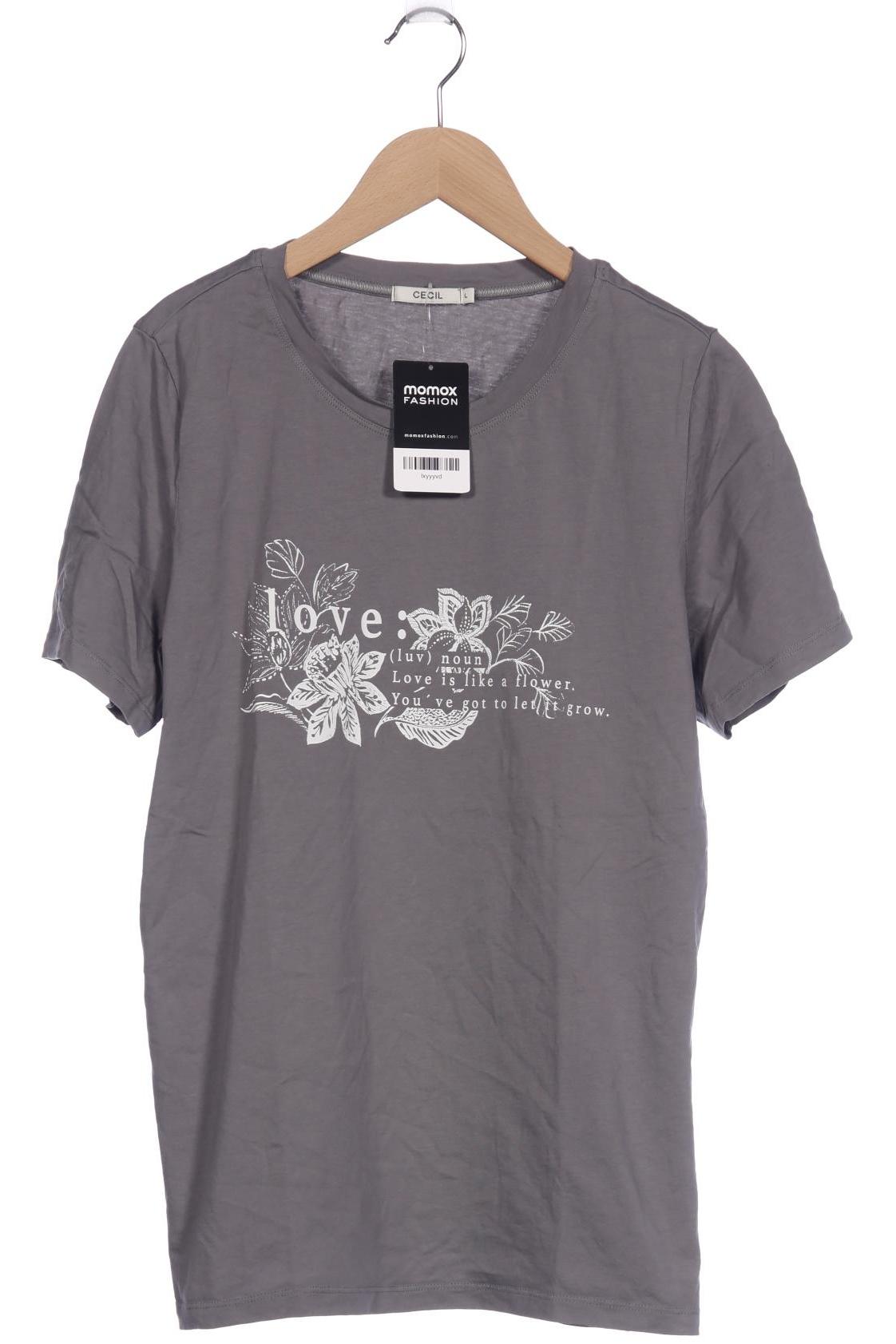 

Cecil Damen T-Shirt, grau, Gr. 42