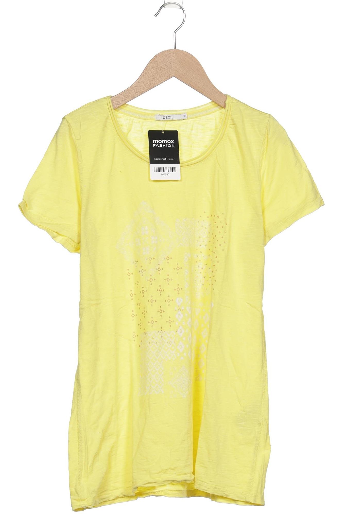 

Cecil Damen T-Shirt, gelb, Gr. 38