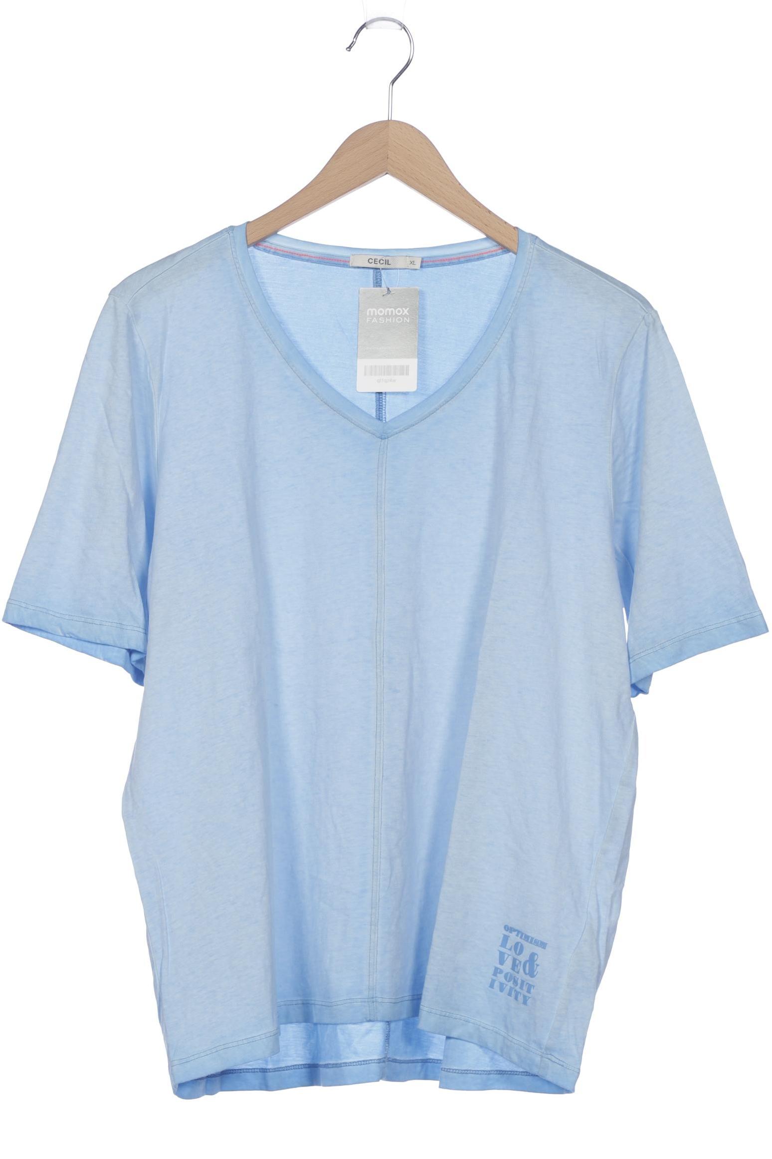 

Cecil Damen T-Shirt, blau, Gr. 44