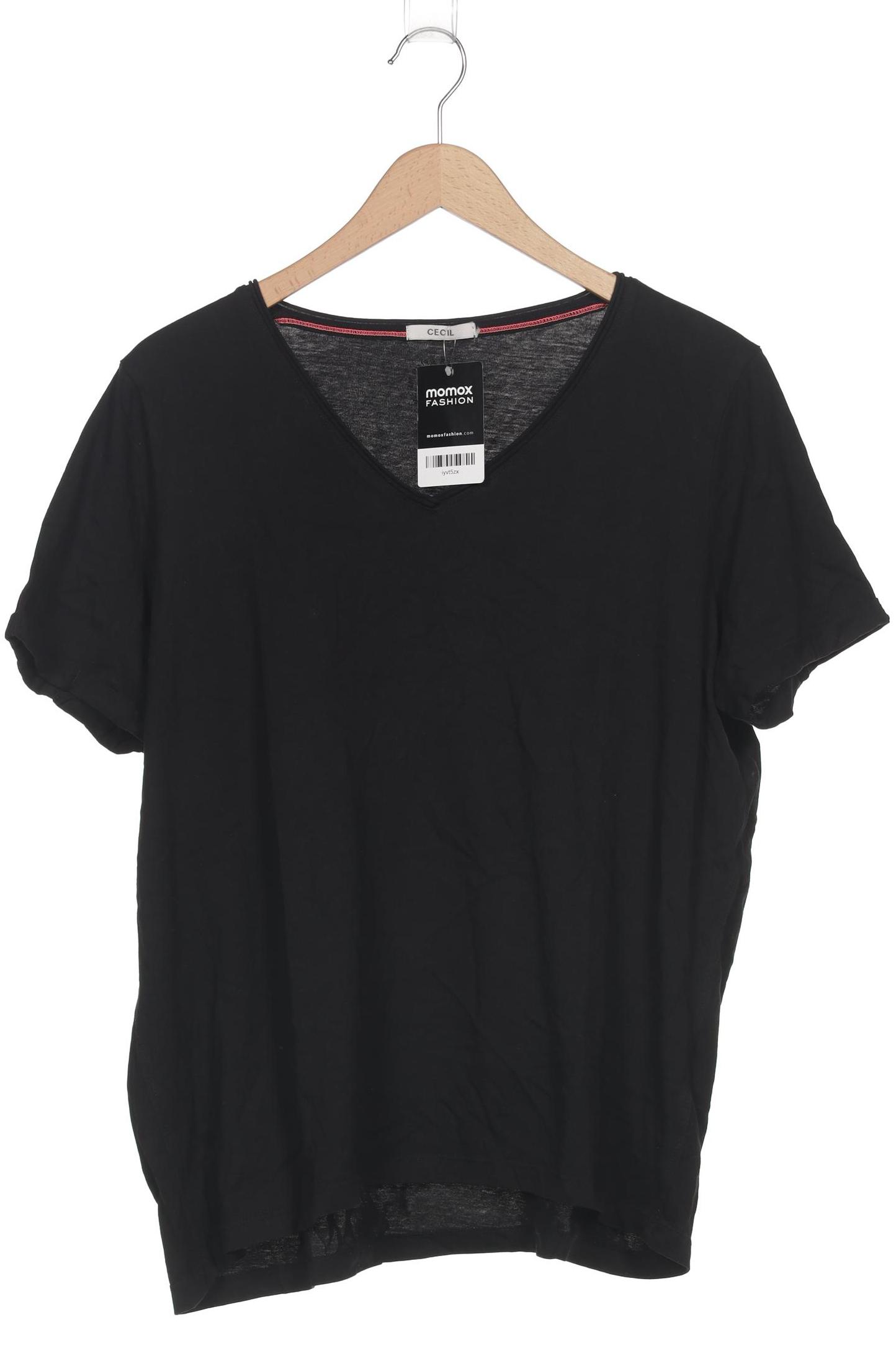 

Cecil Damen T-Shirt, schwarz, Gr. 46
