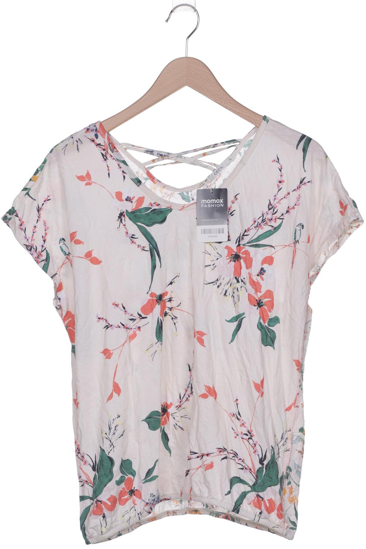 

Cecil Damen T-Shirt, cremeweiß, Gr. 42