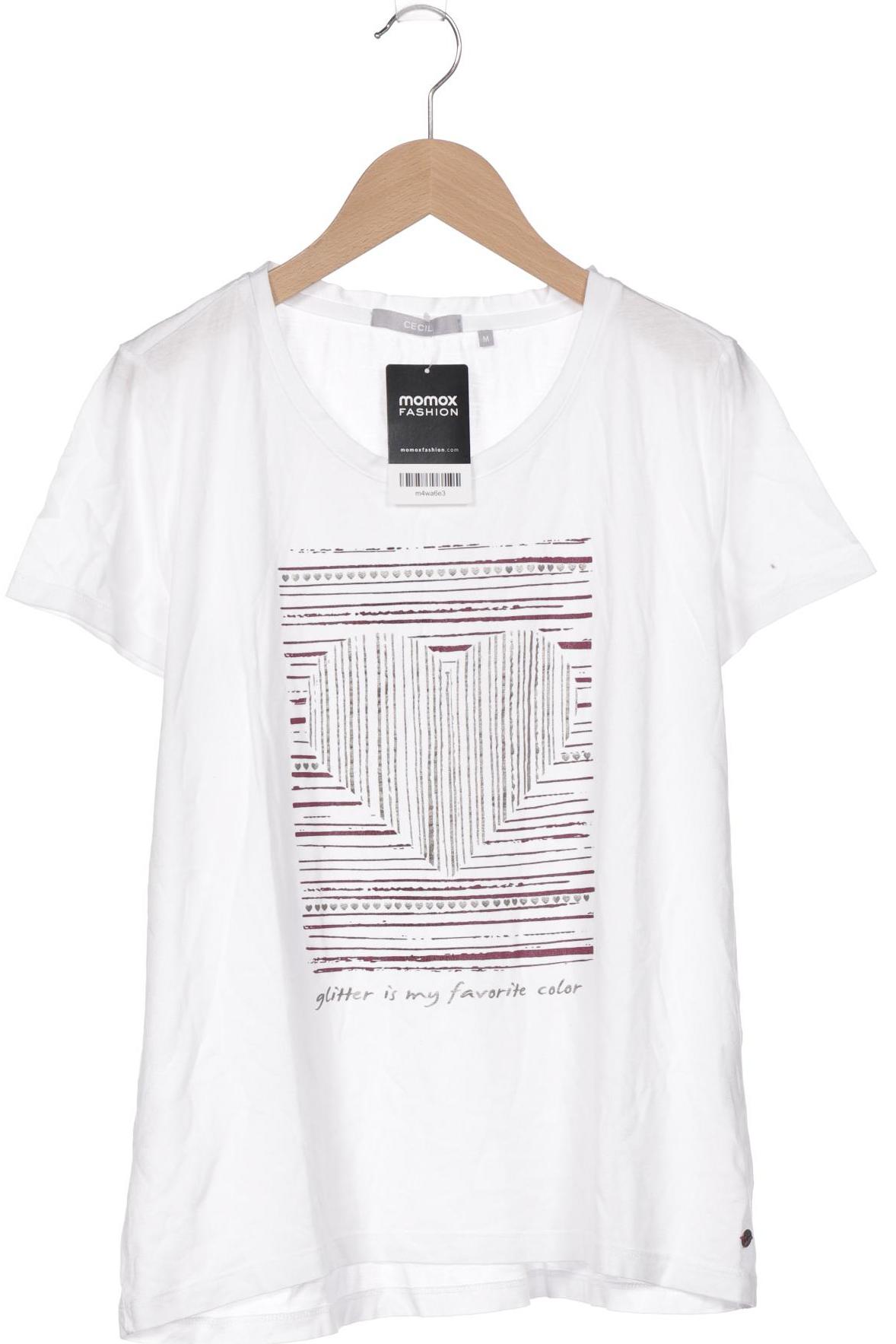 

CECIL Damen T-Shirt, weiß