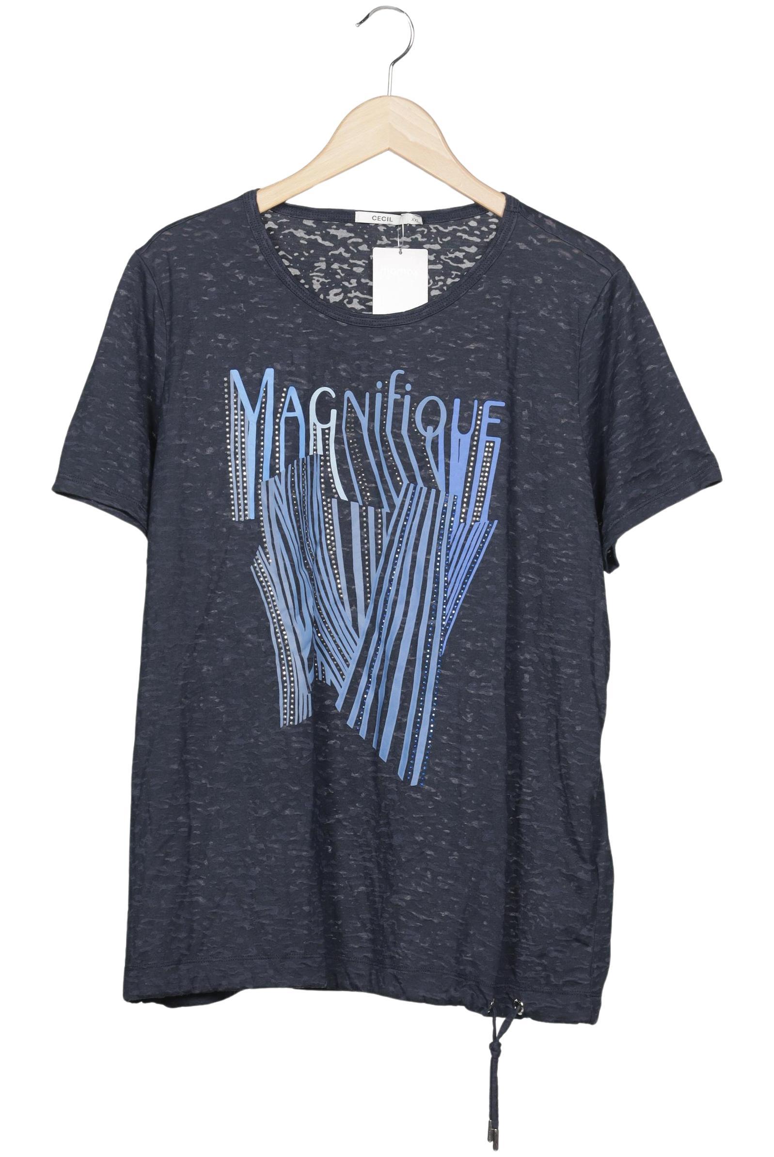 

Cecil Damen T-Shirt, marineblau, Gr. 46