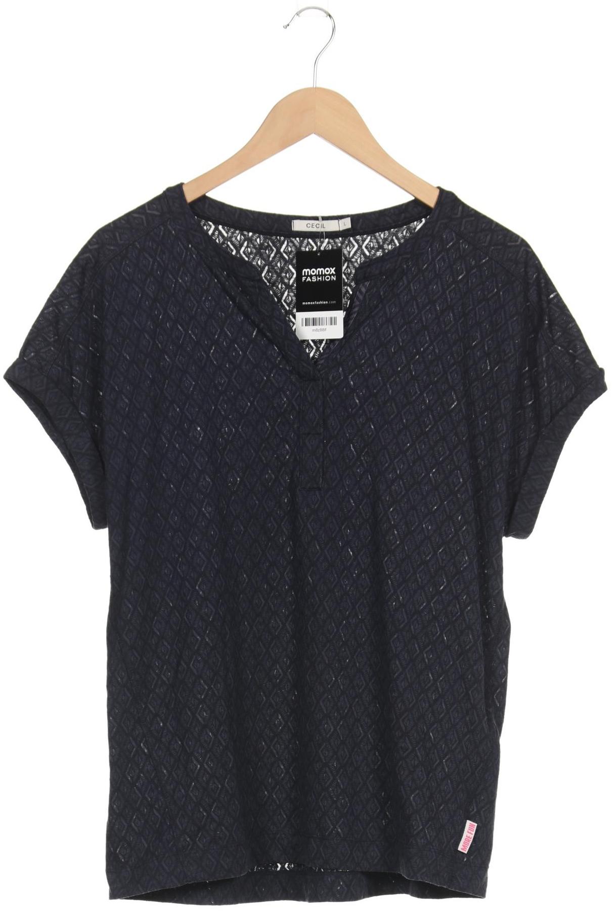

CECIL Damen T-Shirt, marineblau