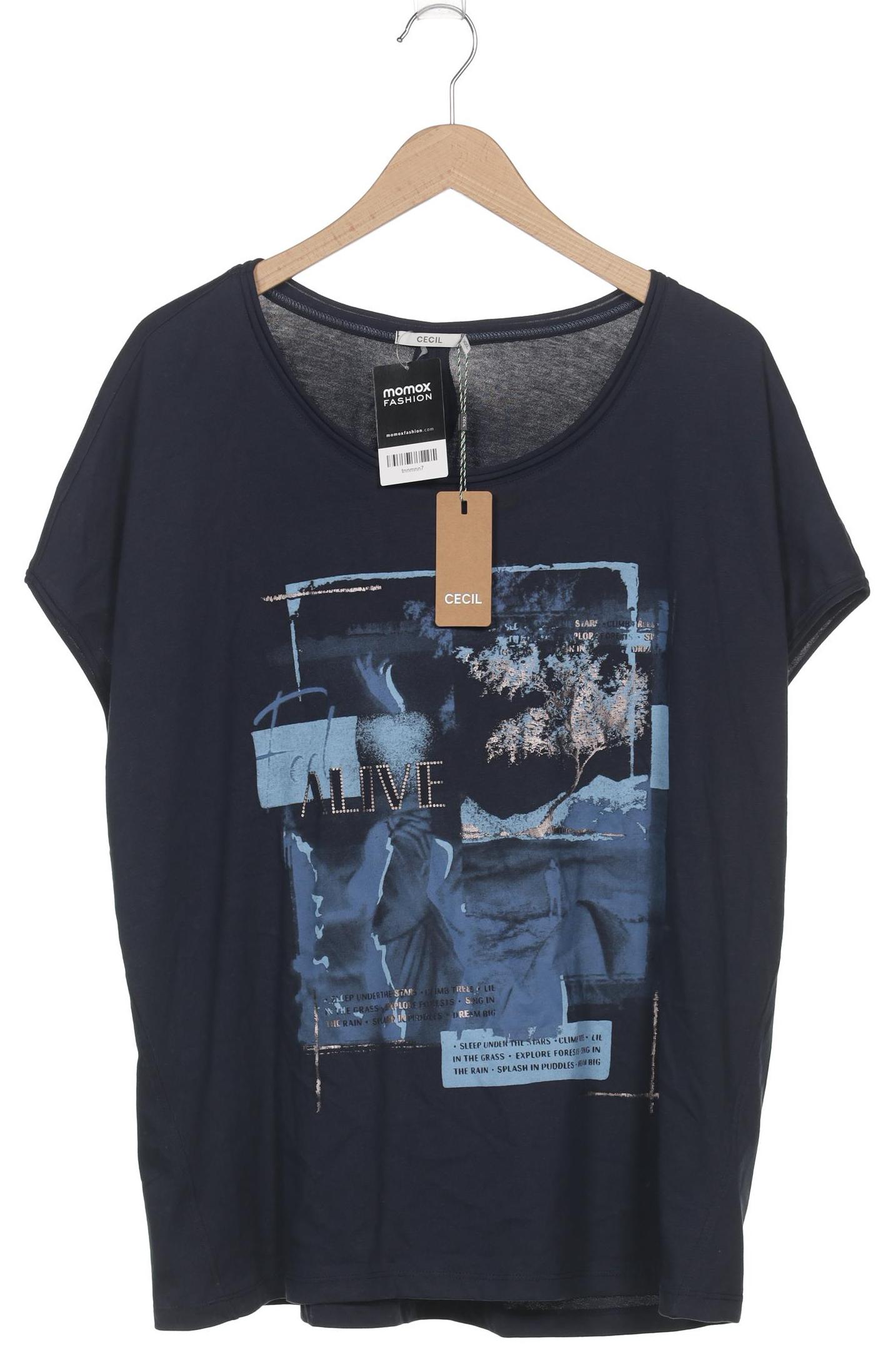 

Cecil Damen T-Shirt, marineblau, Gr. 46