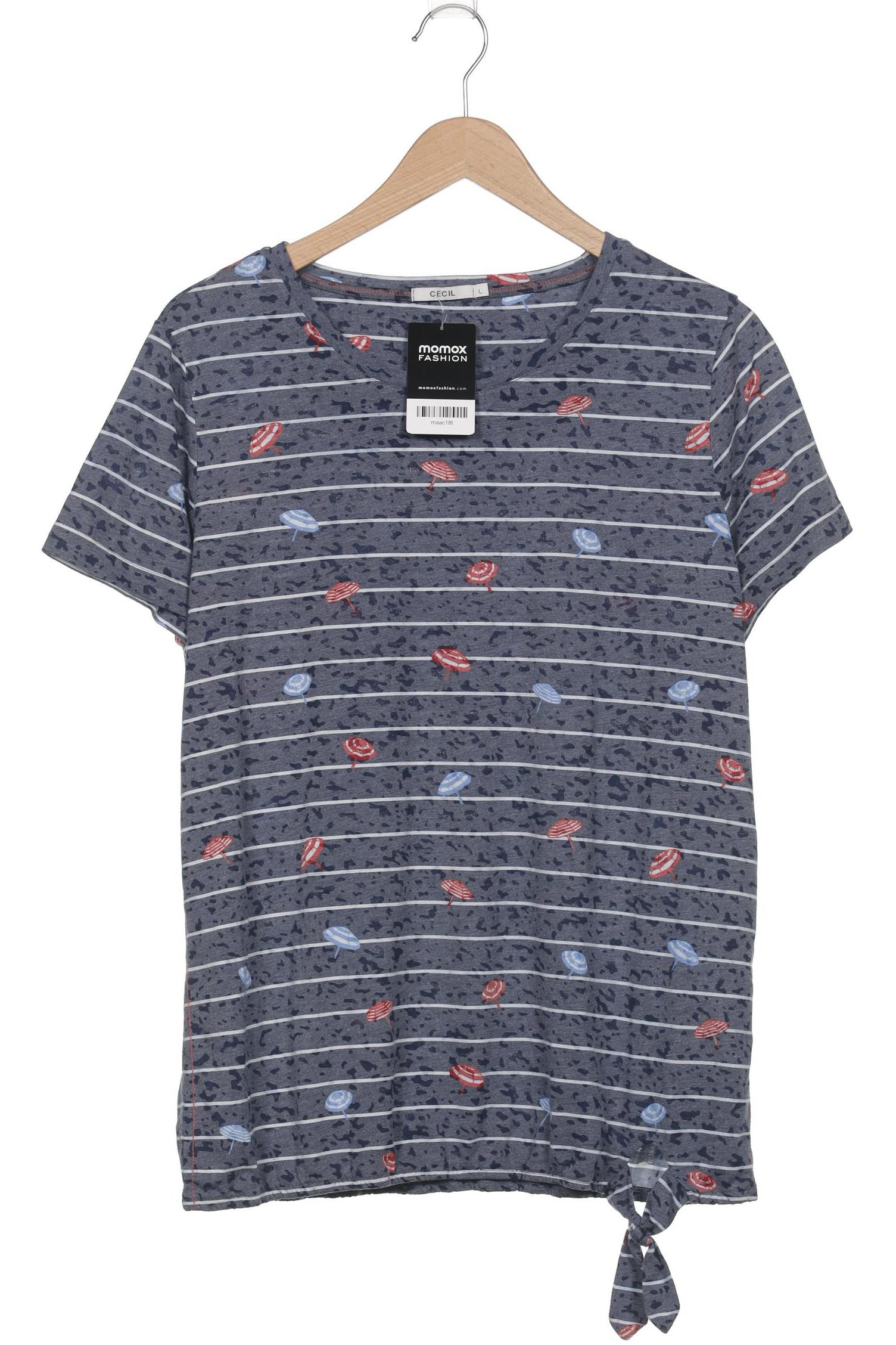 

Cecil Damen T-Shirt, marineblau, Gr. 42