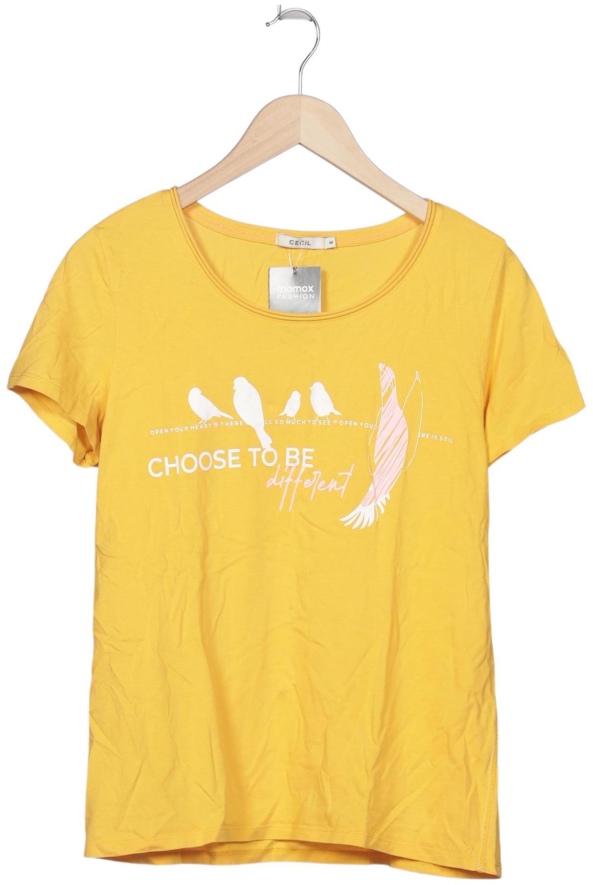 

Cecil Damen T-Shirt, gelb, Gr. 38