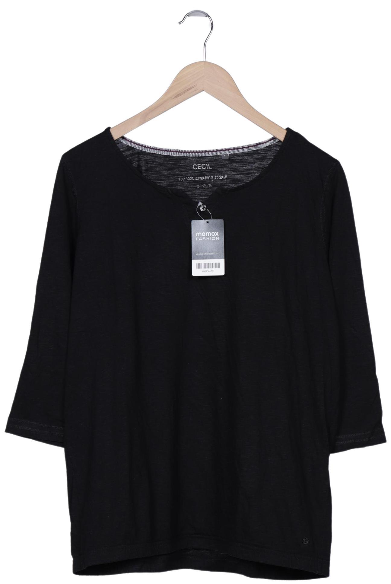 

Cecil Damen T-Shirt, schwarz, Gr. 42