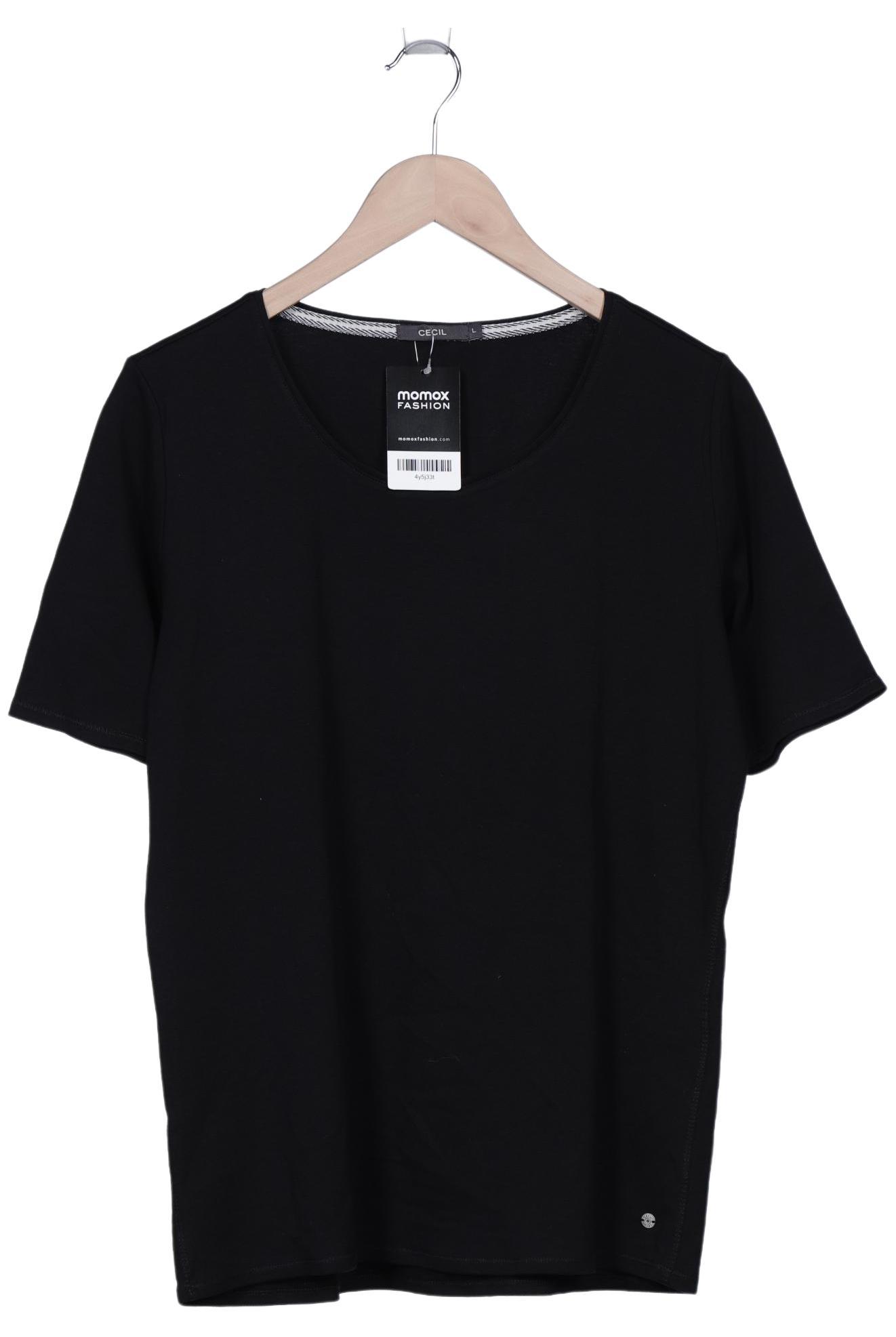 

Cecil Damen T-Shirt, schwarz, Gr. 42