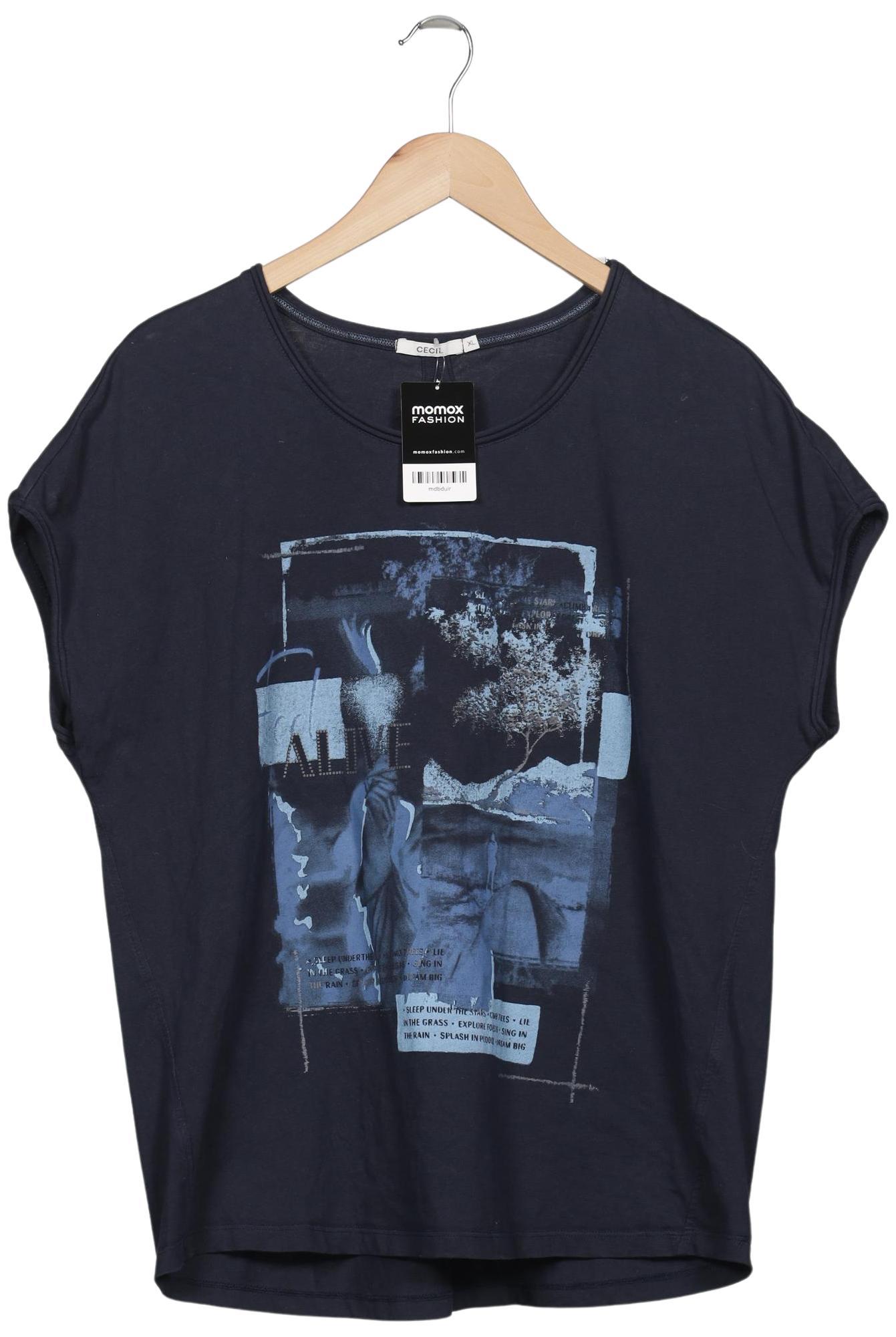 

Cecil Damen T-Shirt, marineblau, Gr. 44