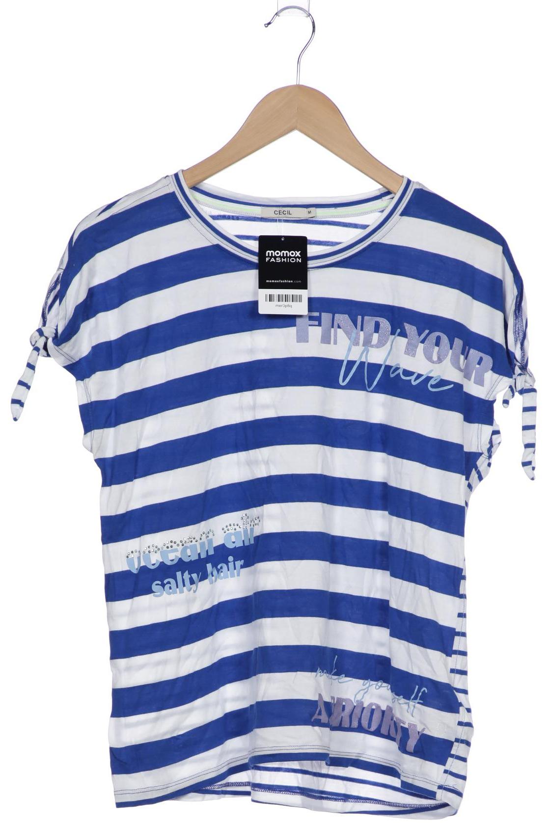 

Cecil Damen T-Shirt, blau, Gr. 38