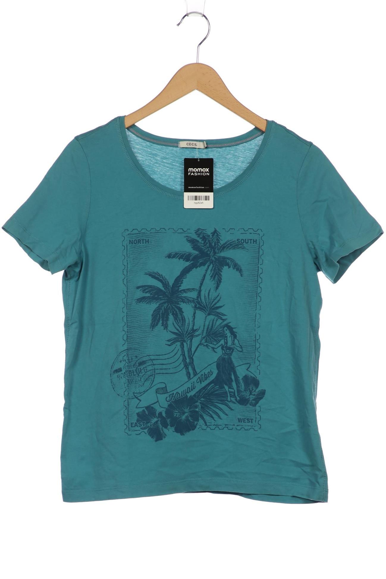 

Cecil Damen T-Shirt, blau, Gr. 38