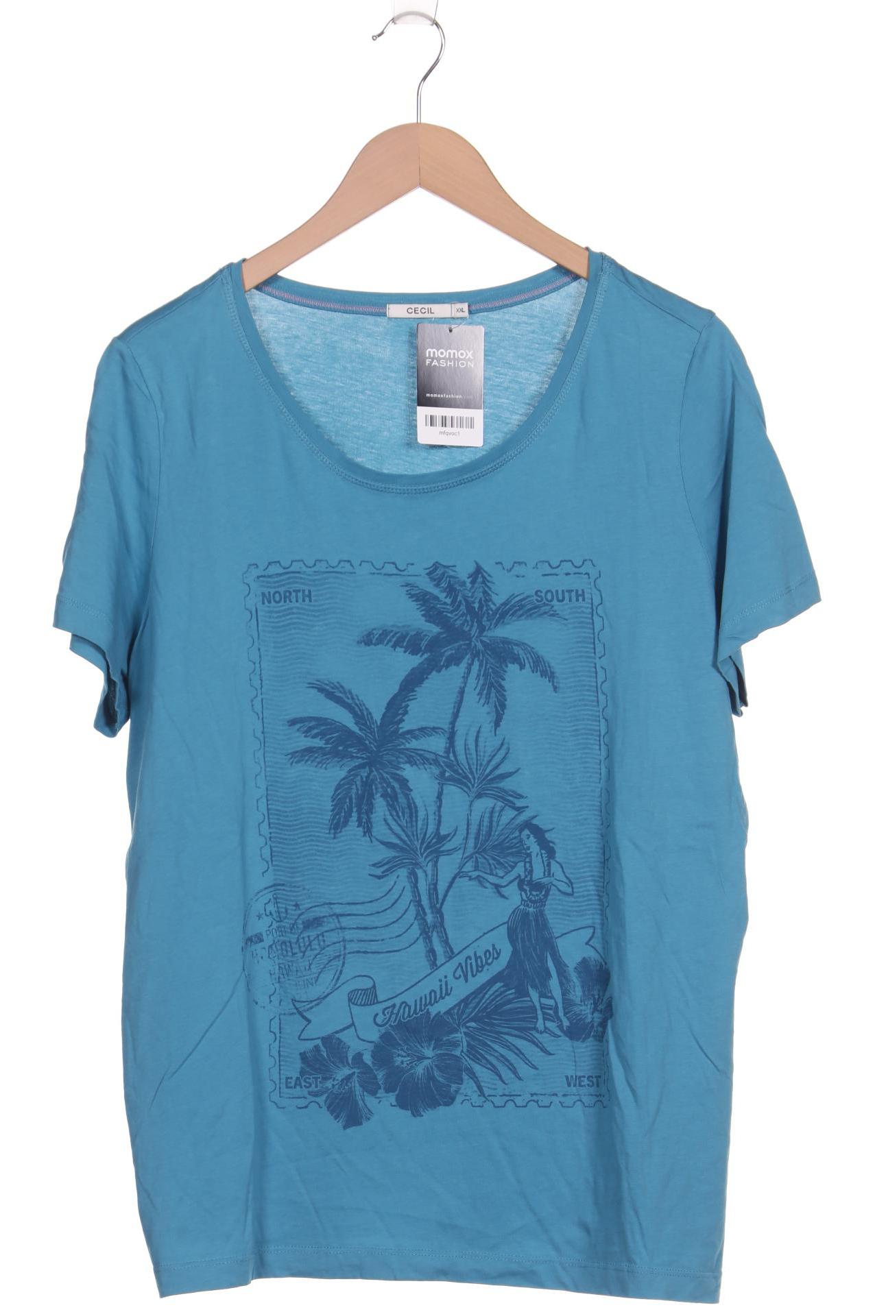 

CECIL Damen T-Shirt, blau