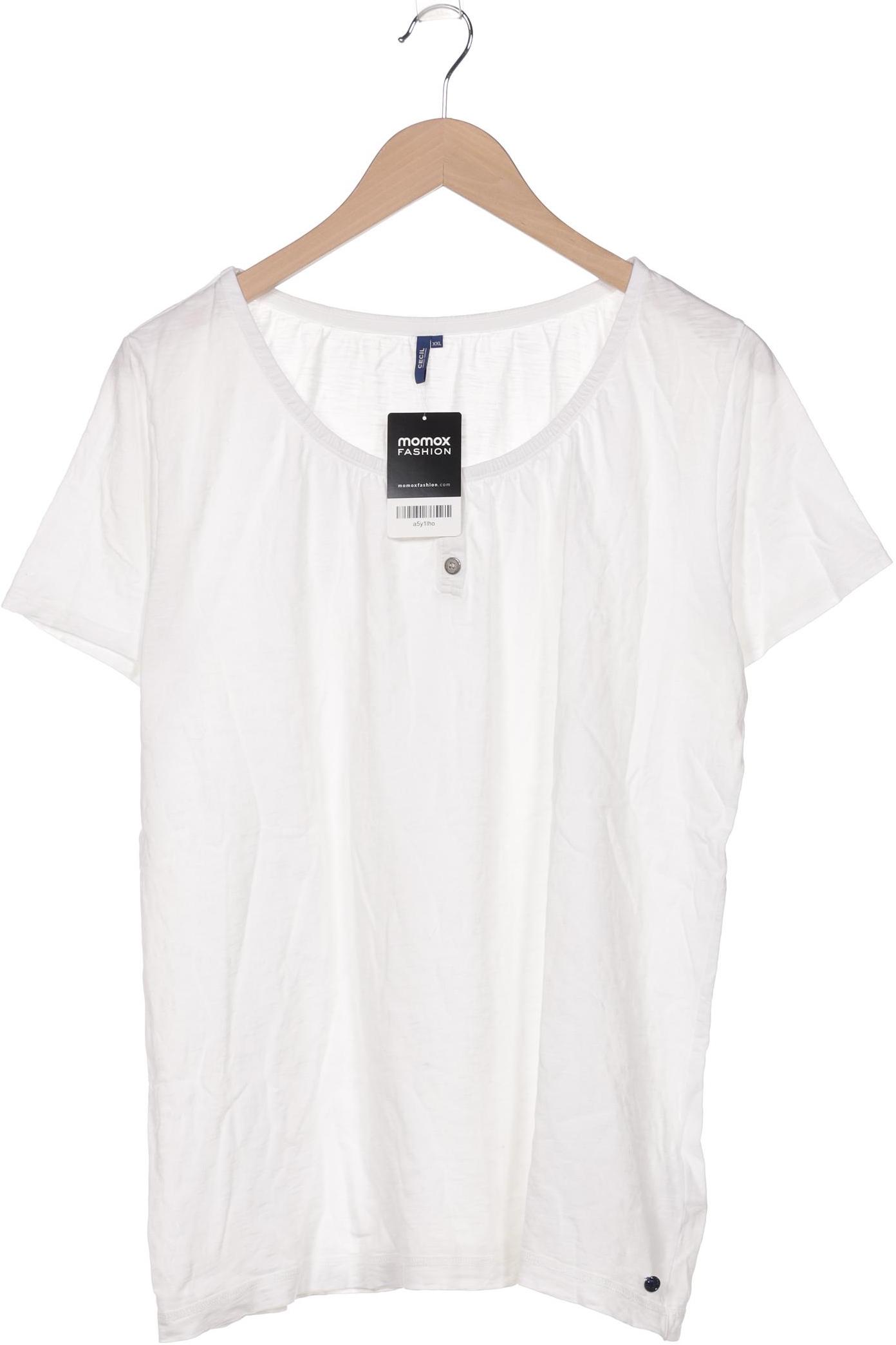 

Cecil Damen T-Shirt, weiß, Gr. 46