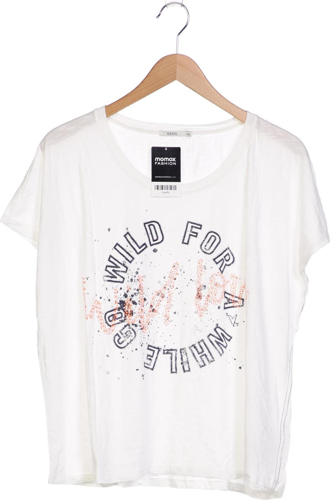 

CECIL Damen T-Shirt, weiß